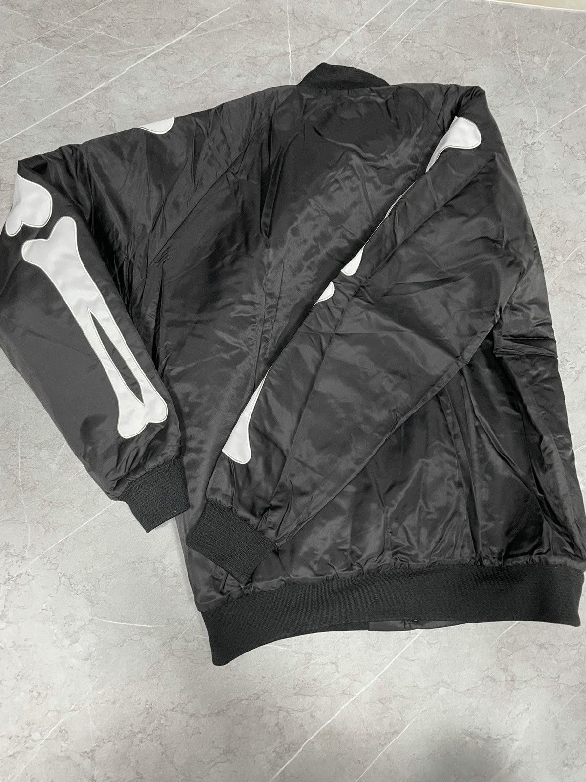 CHALLENGER Challenger Japan Black Nylon Bone Bomber Jacket XL Size US XL / EU 56 / 4 - 9 Thumbnail
