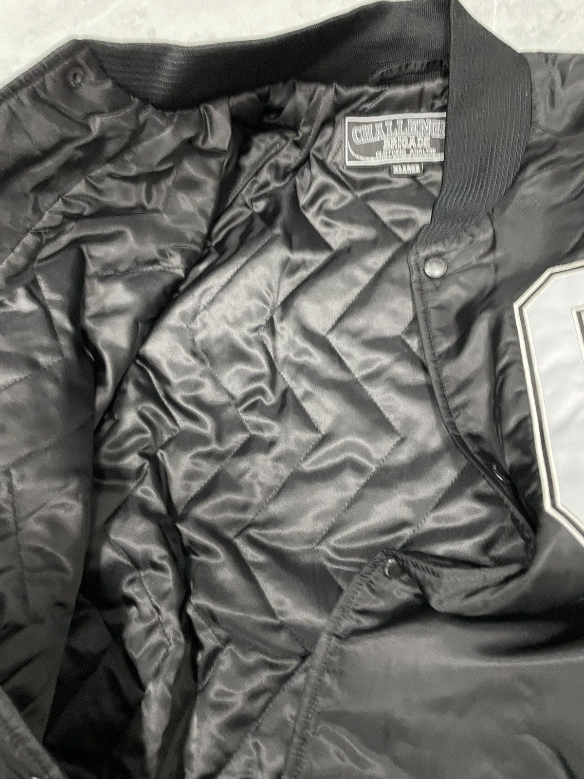CHALLENGER Challenger Japan Black Nylon Bone Bomber Jacket XL Size US XL / EU 56 / 4 - 8 Thumbnail