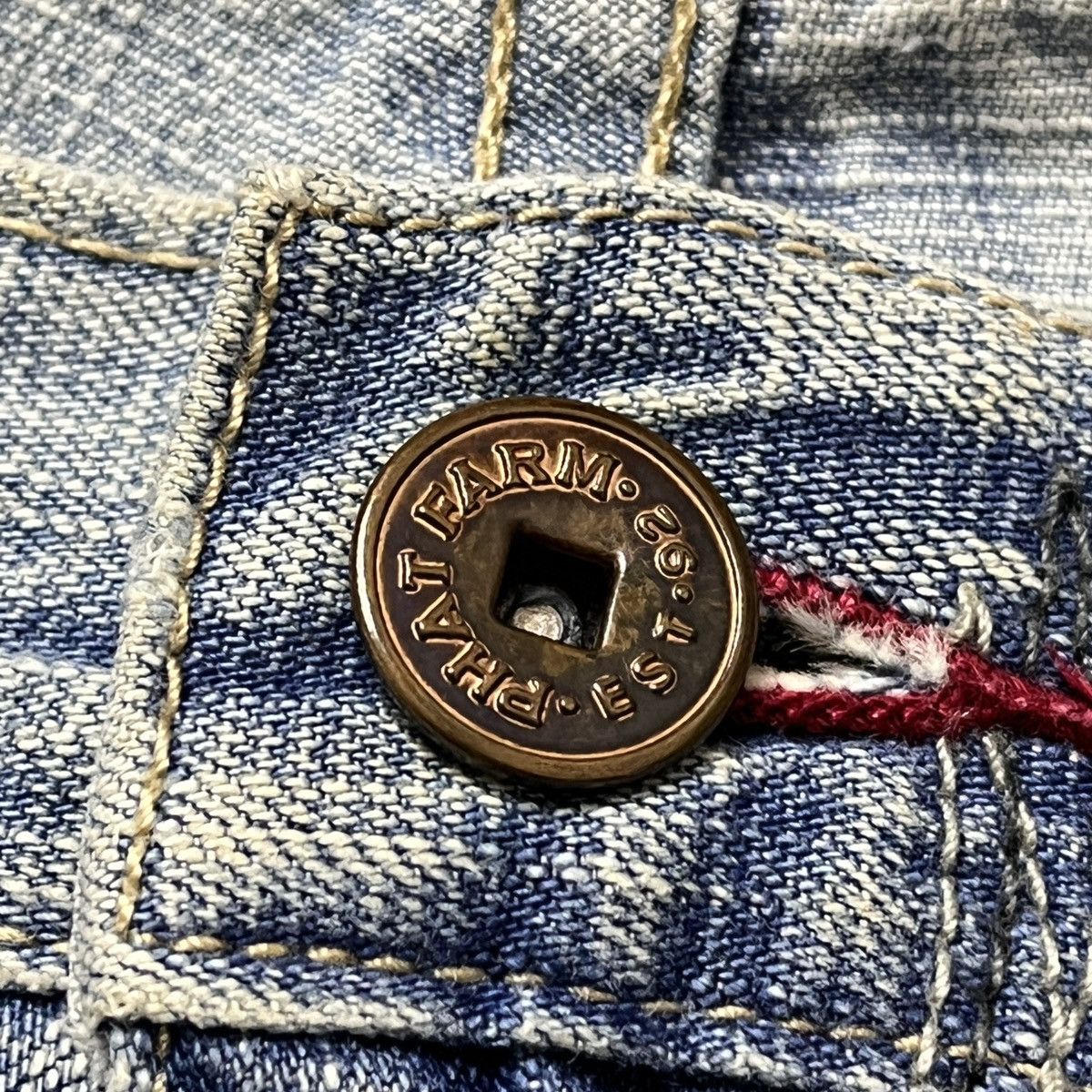 Phat Farm × Vintage Seditionaries Skategang Phat Farm Baggy Denim Jeans Vintage Size US 36 / EU 52 - 8 Thumbnail