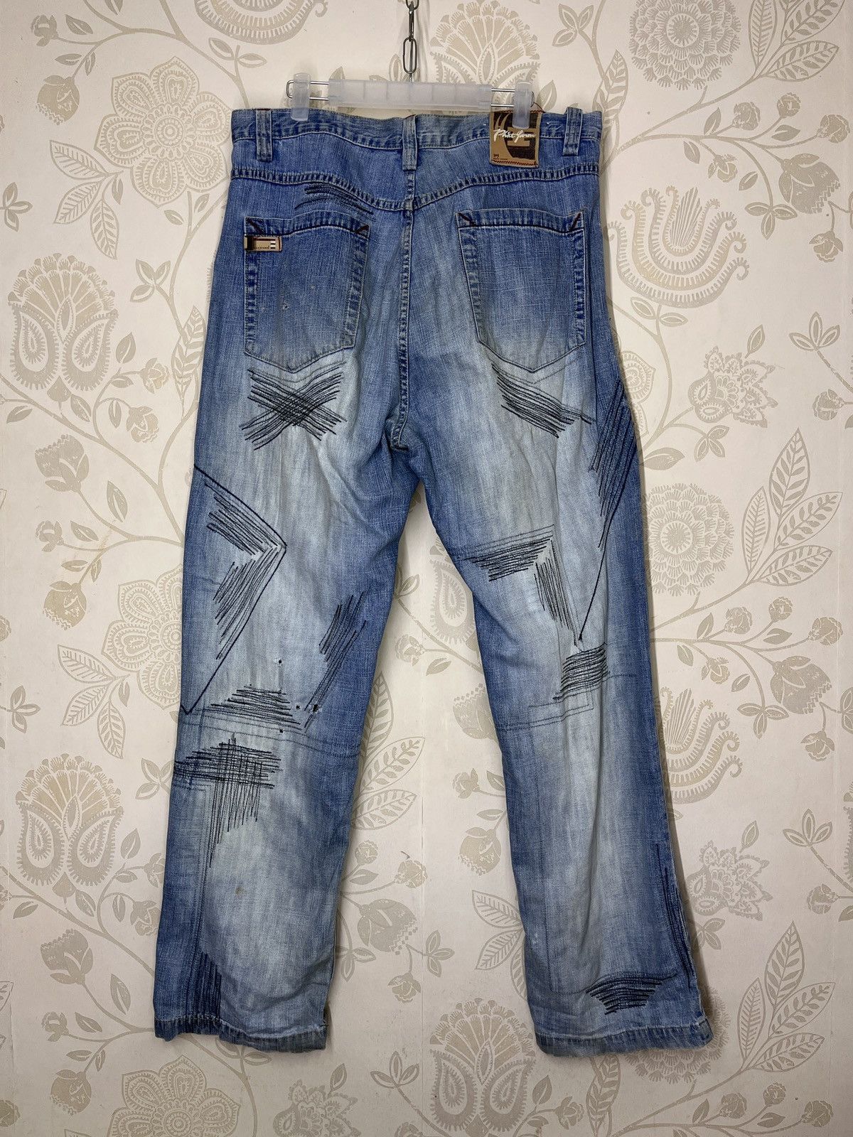 Phat Farm × Vintage Seditionaries Skategang Phat Farm Baggy Denim Jeans Vintage Size US 36 / EU 52 - 2 Thumbnail