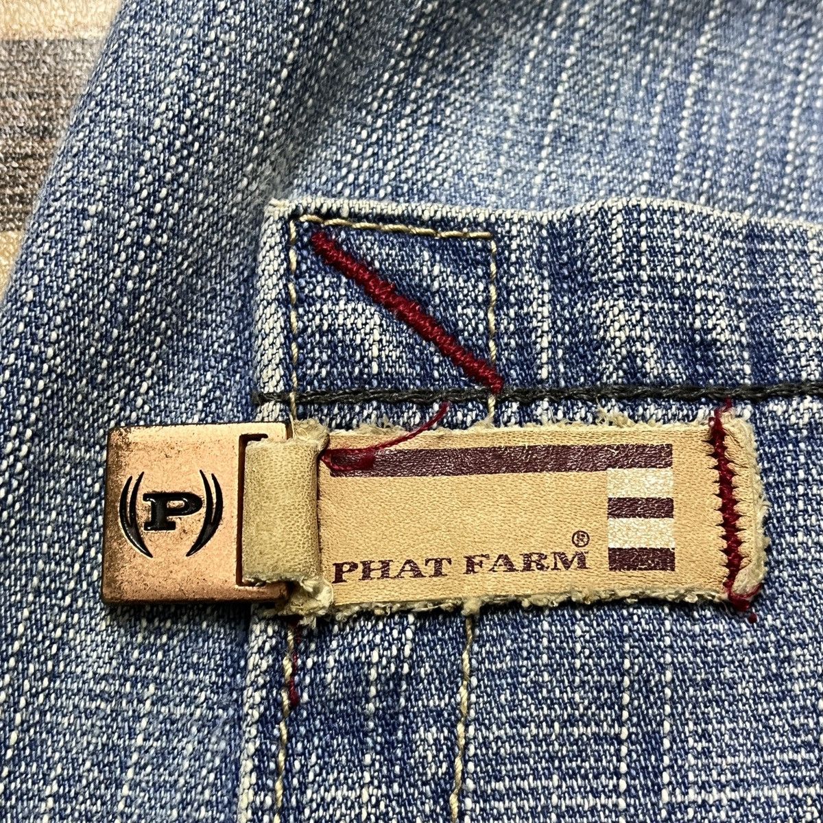 Phat Farm × Vintage Seditionaries Skategang Phat Farm Baggy Denim Jeans Vintage Size US 36 / EU 52 - 19 Thumbnail