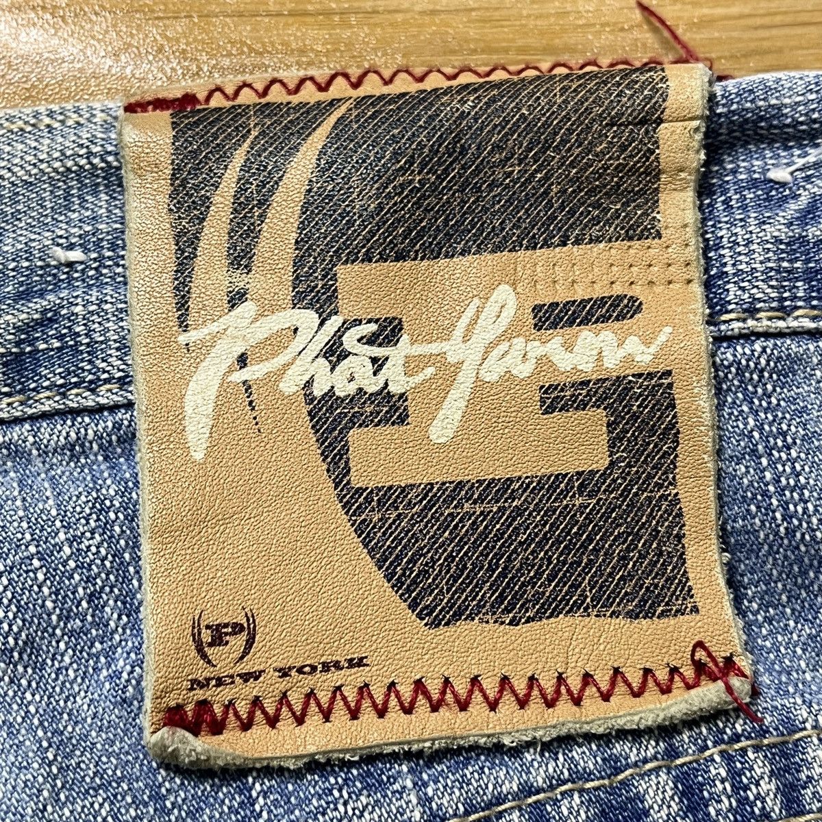 Phat Farm × Vintage Seditionaries Skategang Phat Farm Baggy Denim Jeans Vintage Size US 36 / EU 52 - 20 Thumbnail