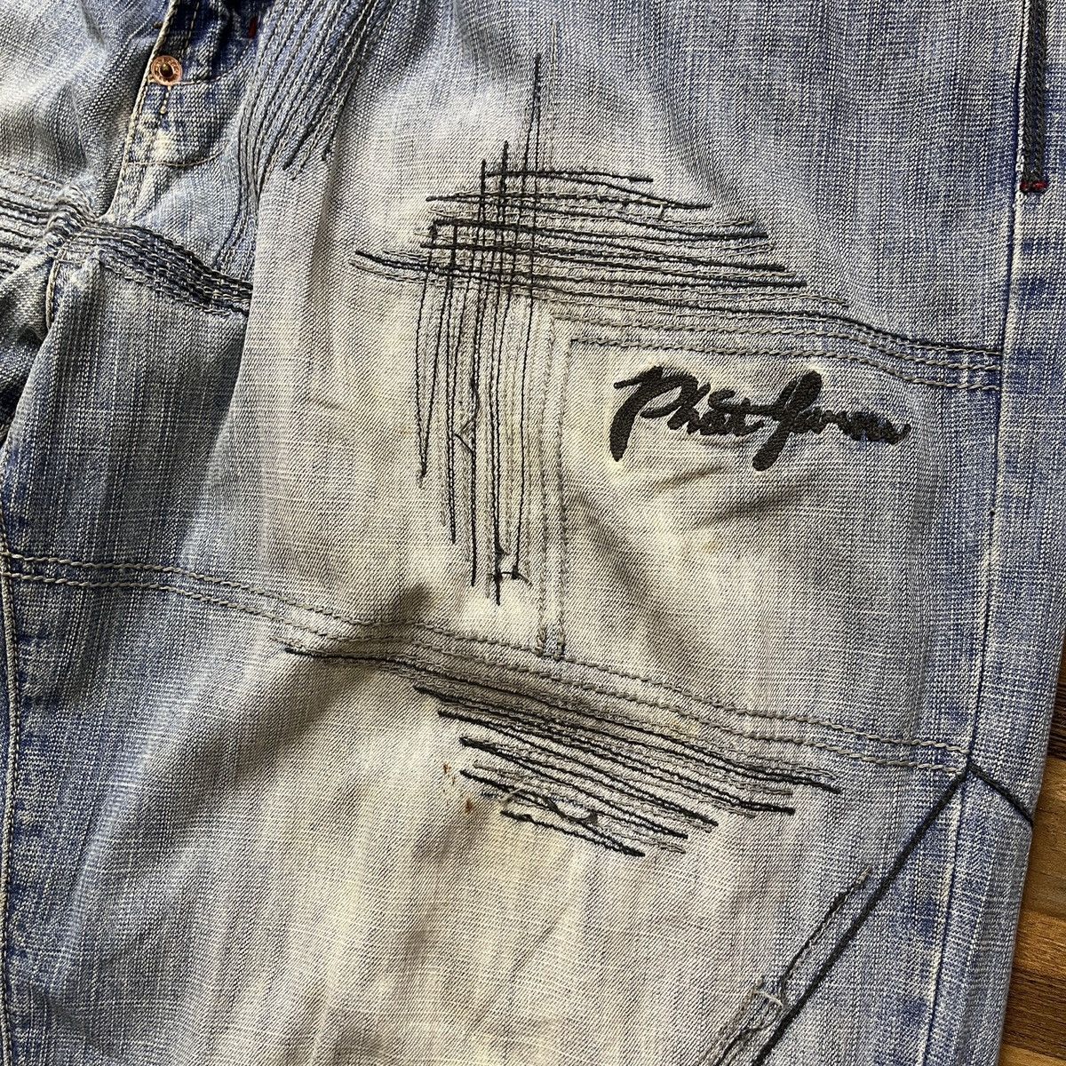 Phat Farm × Vintage Seditionaries Skategang Phat Farm Baggy Denim Jeans Vintage Size US 36 / EU 52 - 13 Thumbnail