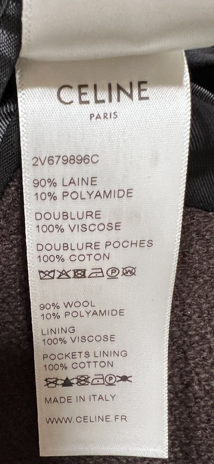 Celine Brown Wool Teddy jacket as worn by Lukasabbat Size US S / EU 44-46 / 1 - 5 Thumbnail