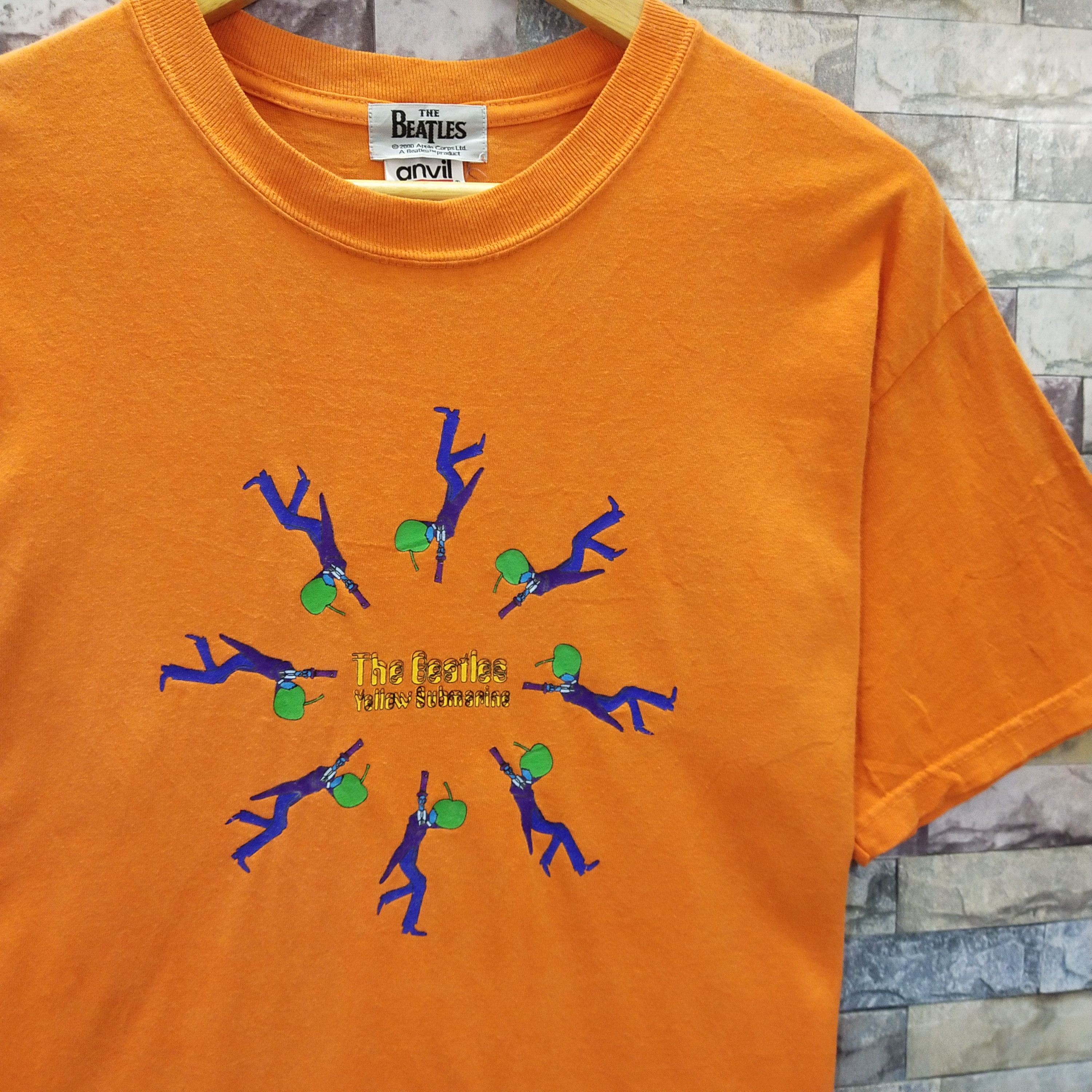 Band Tees Vintage The Beatles Yellow Submarines @2000 y2k Size US L / EU 52-54 / 3 - 3 Thumbnail