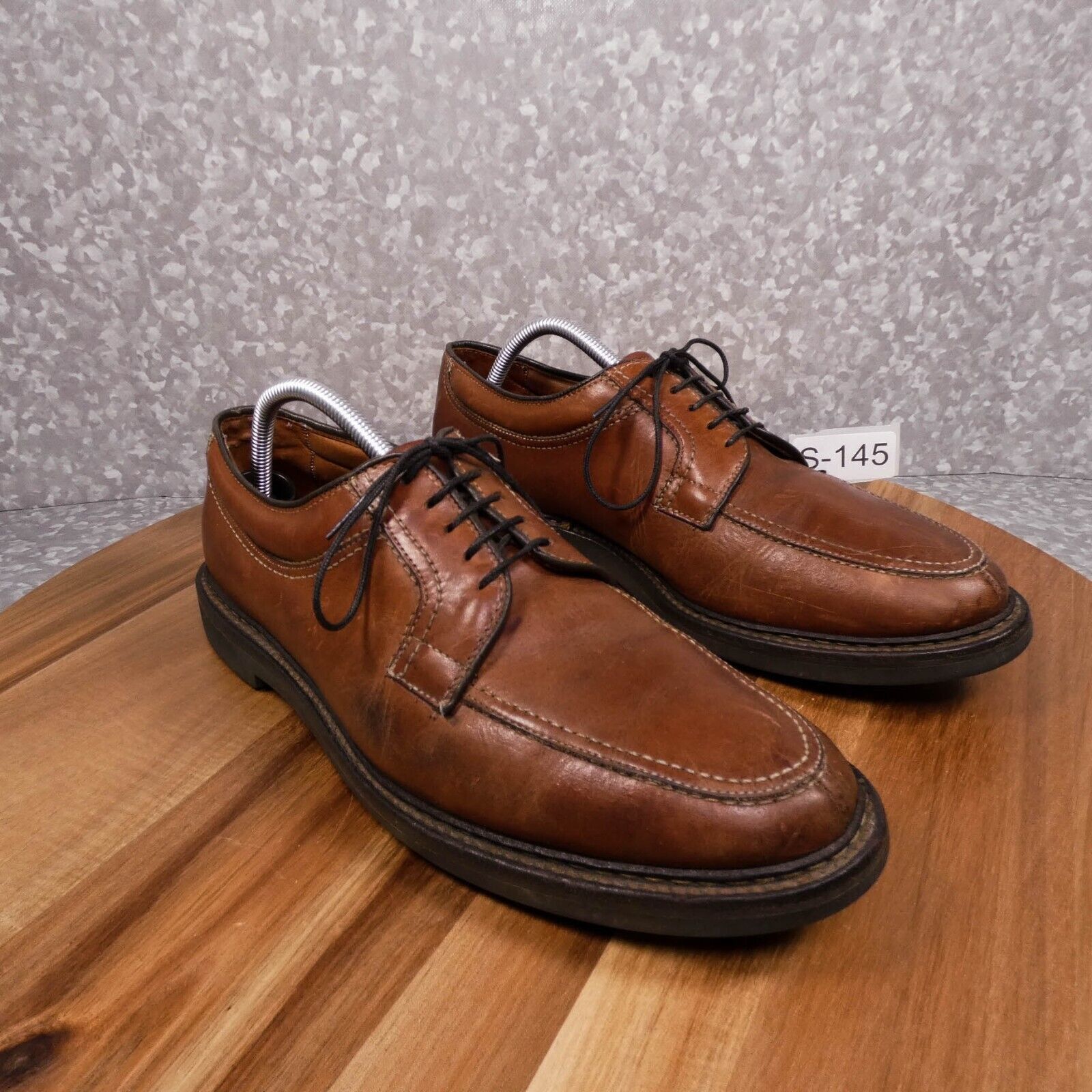 Vintage Allen Edmonds Oxford Shoes Mens 10D WILBERT 1951 Burnished ...