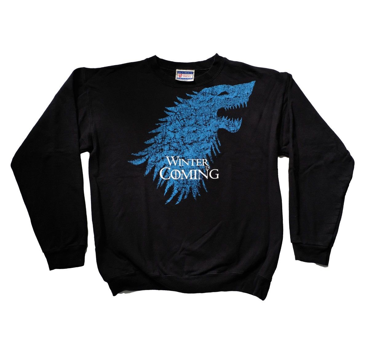 Game of Thrones Winter is Coming Black Sweater by Hanes