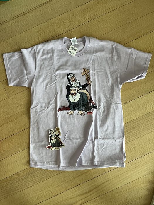 Supreme Nuns Tee Black Men's - FW22 - US