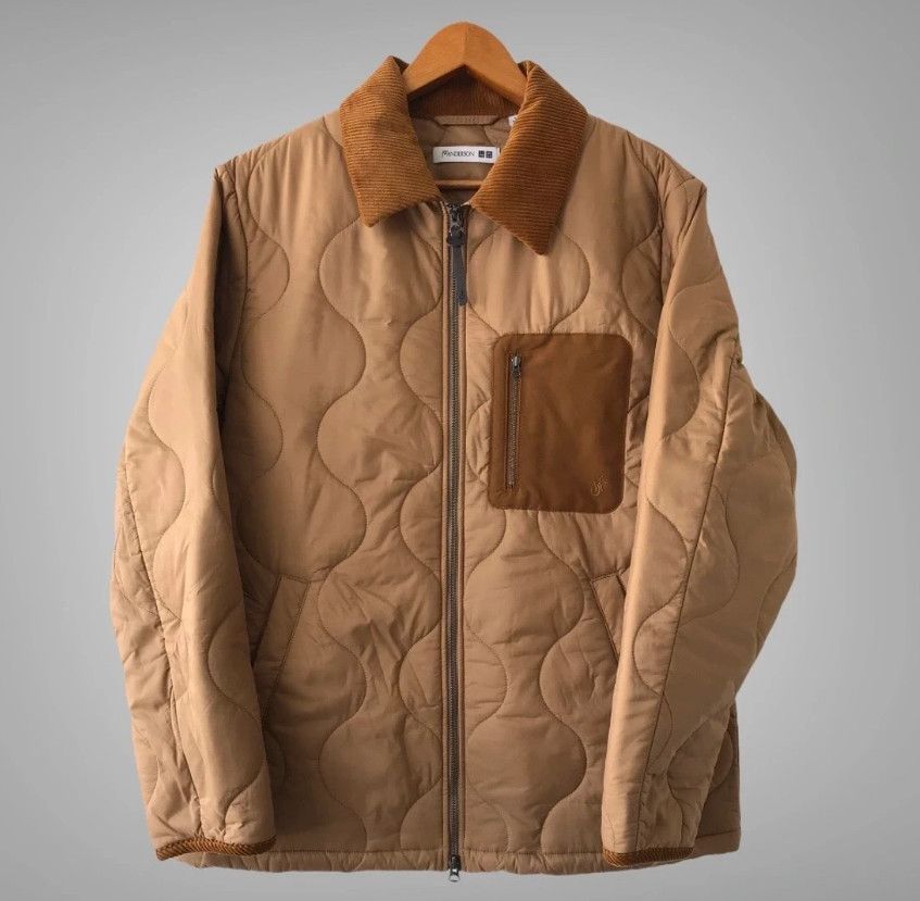 Uniqlo X JW Anderson Quilted Winter Jacket Medium Beige