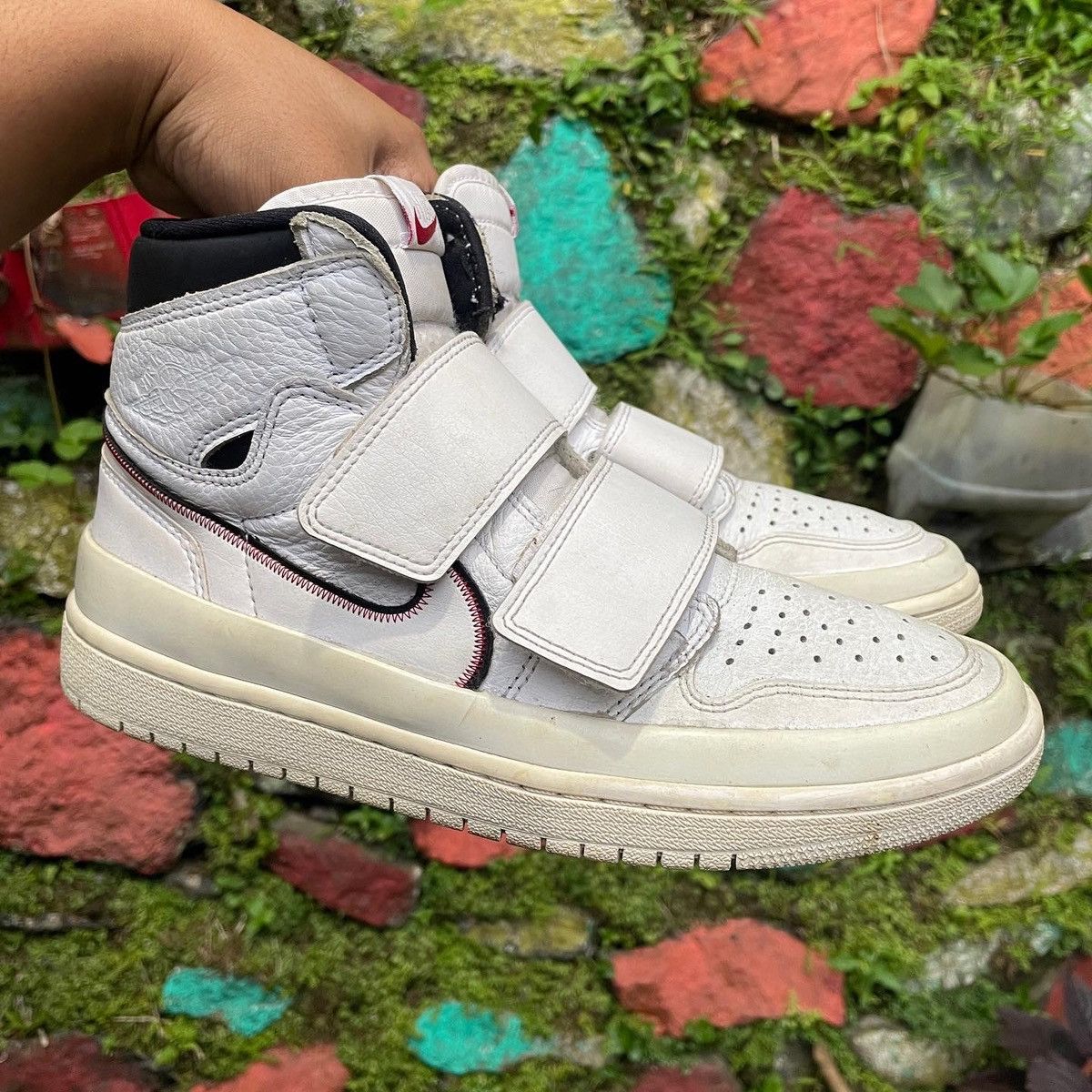Jordan Brand Nike Air Jordan 1 Retro High Double Strap White AQ7924 101 Grailed
