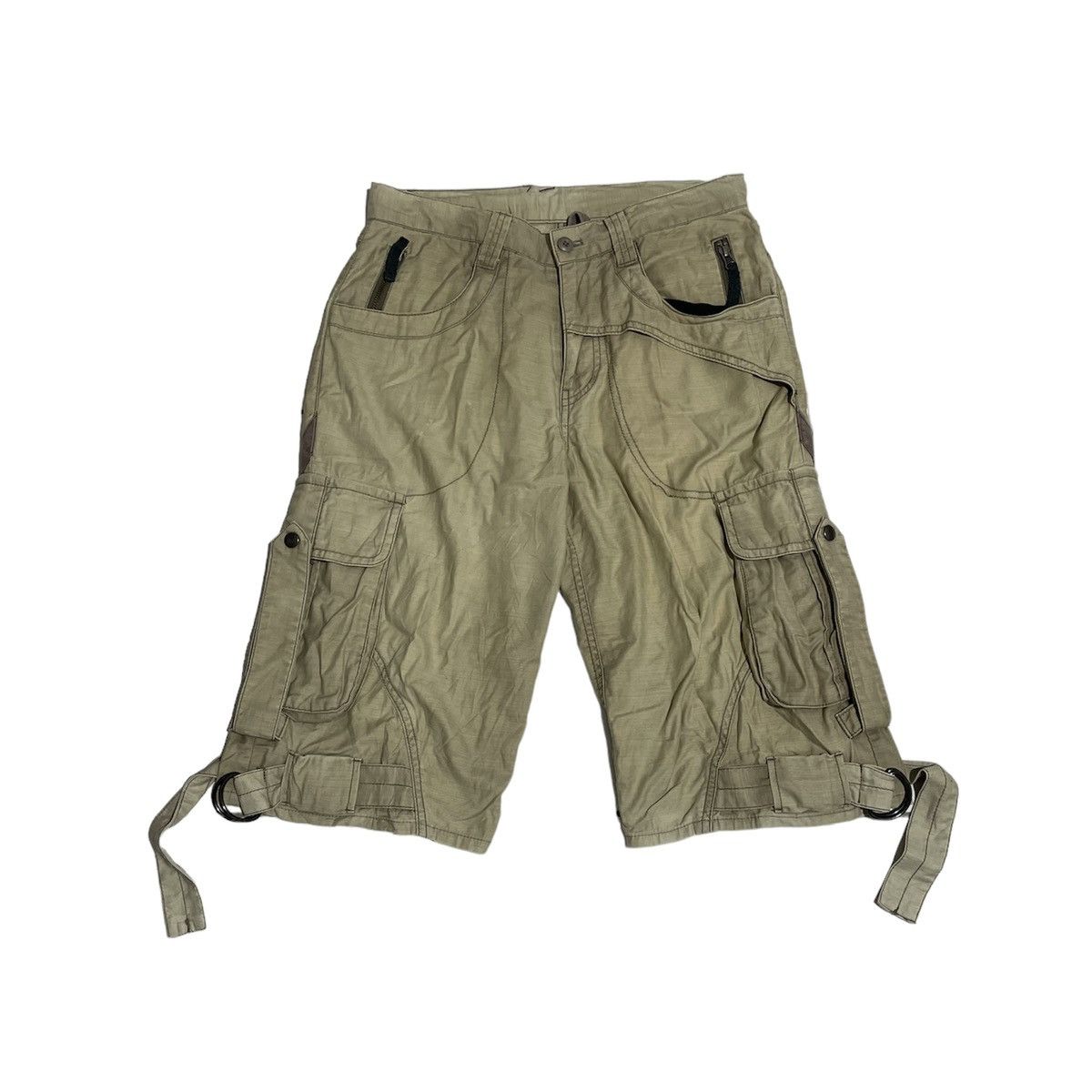 パンツ semantic design bondage cargo shorts Y2K semantic design bondage cargo shorts Y2K