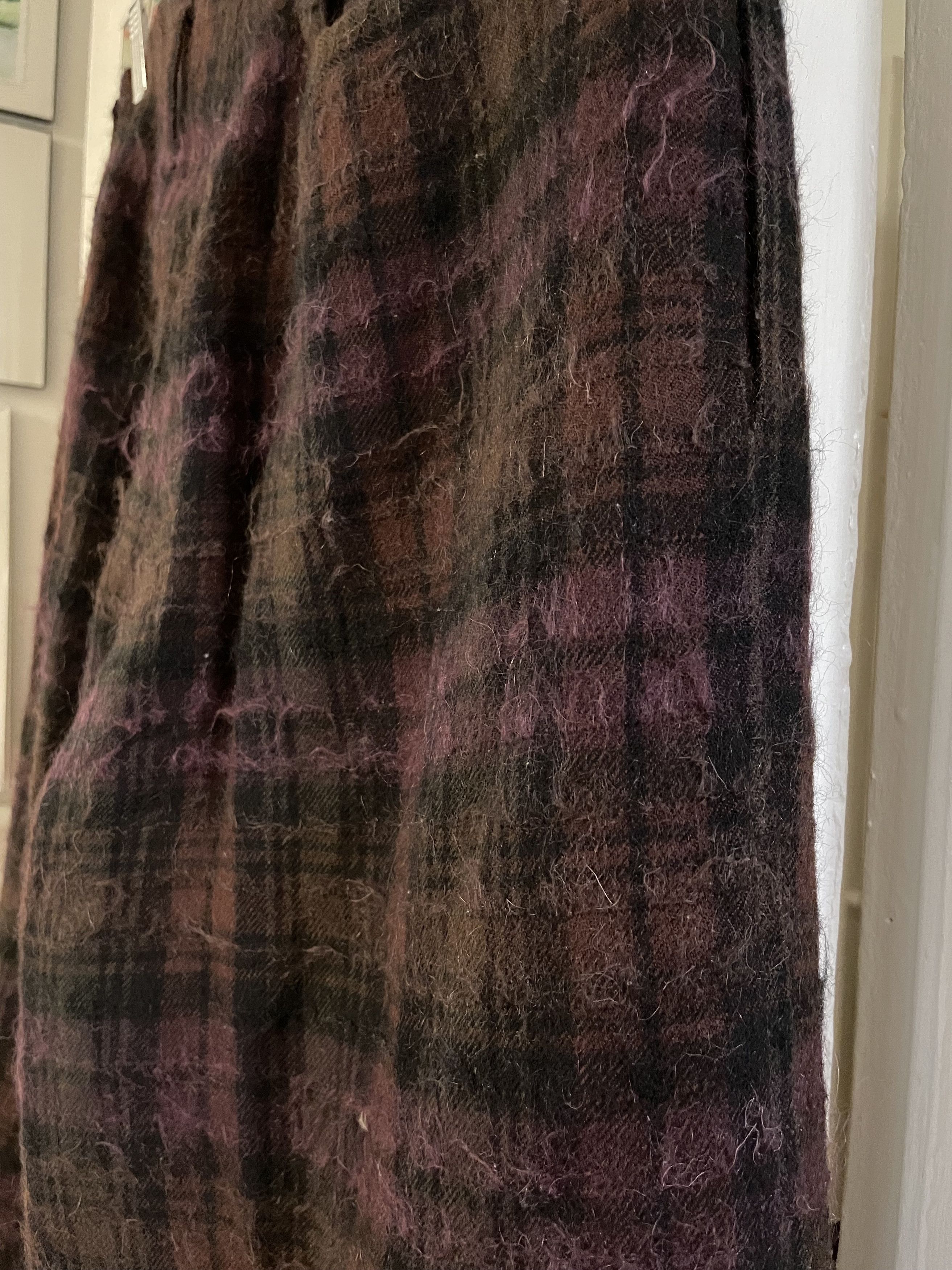 Designer Nicholas Daley Burgundy Two Pleat Trousers Size US 32 / EU 48 - 4 Thumbnail