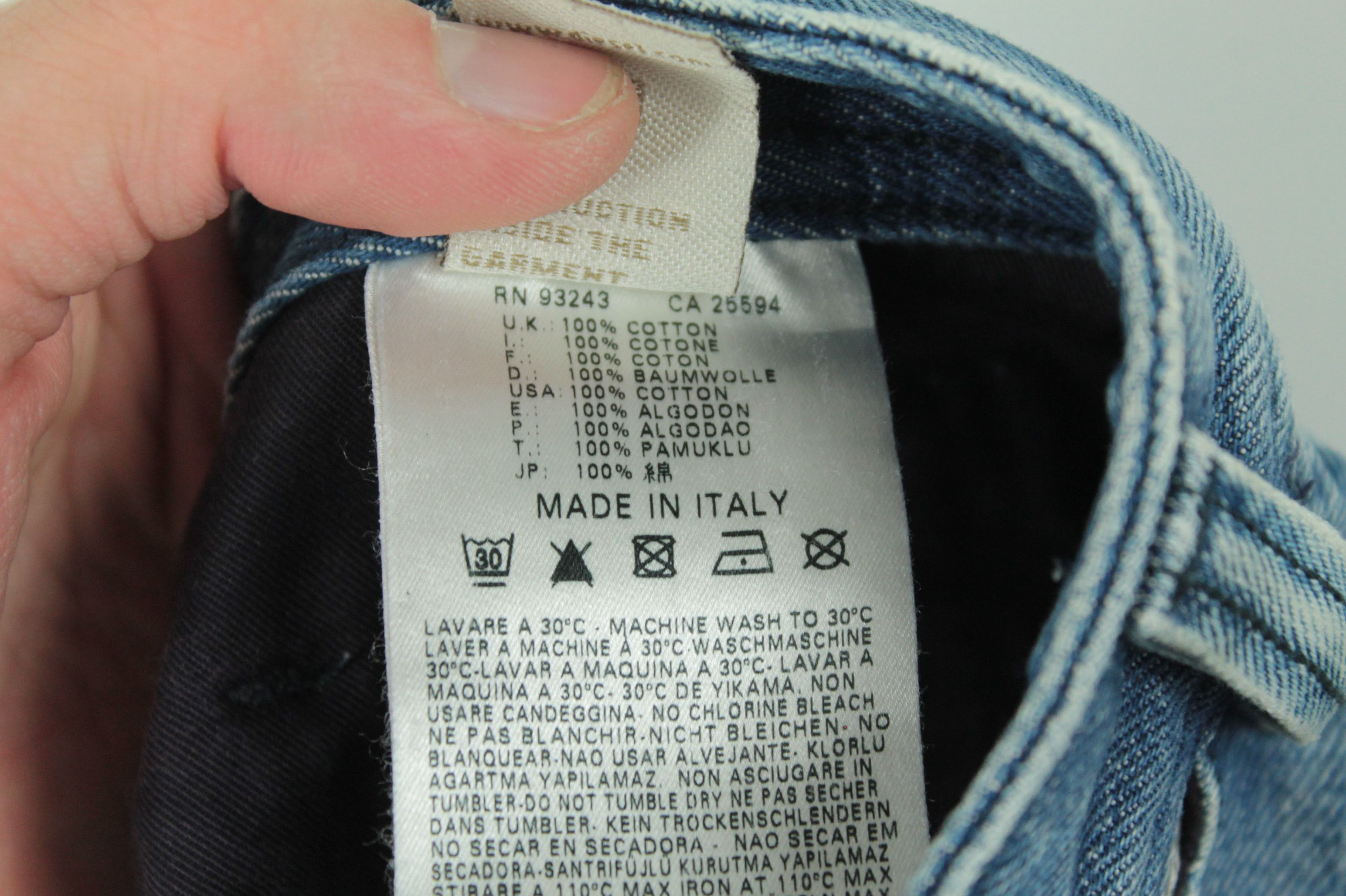 Diesel Y2K Diesel Safado Regular Straight Jeans Made in Italy Size US 32 / EU 48 - 9 Thumbnail
