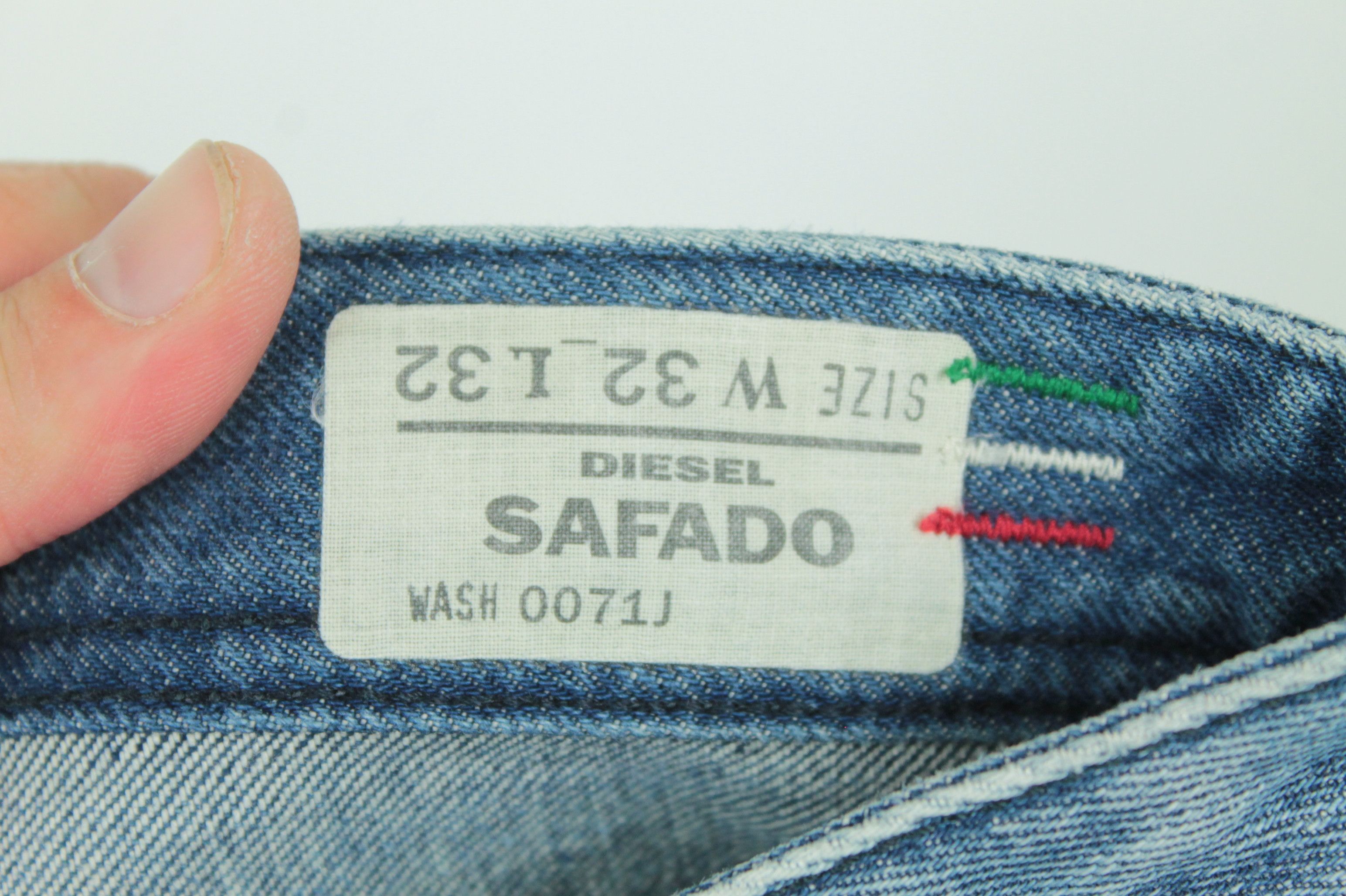 Diesel Y2K Diesel Safado Regular Straight Jeans Made in Italy Size US 32 / EU 48 - 7 Thumbnail