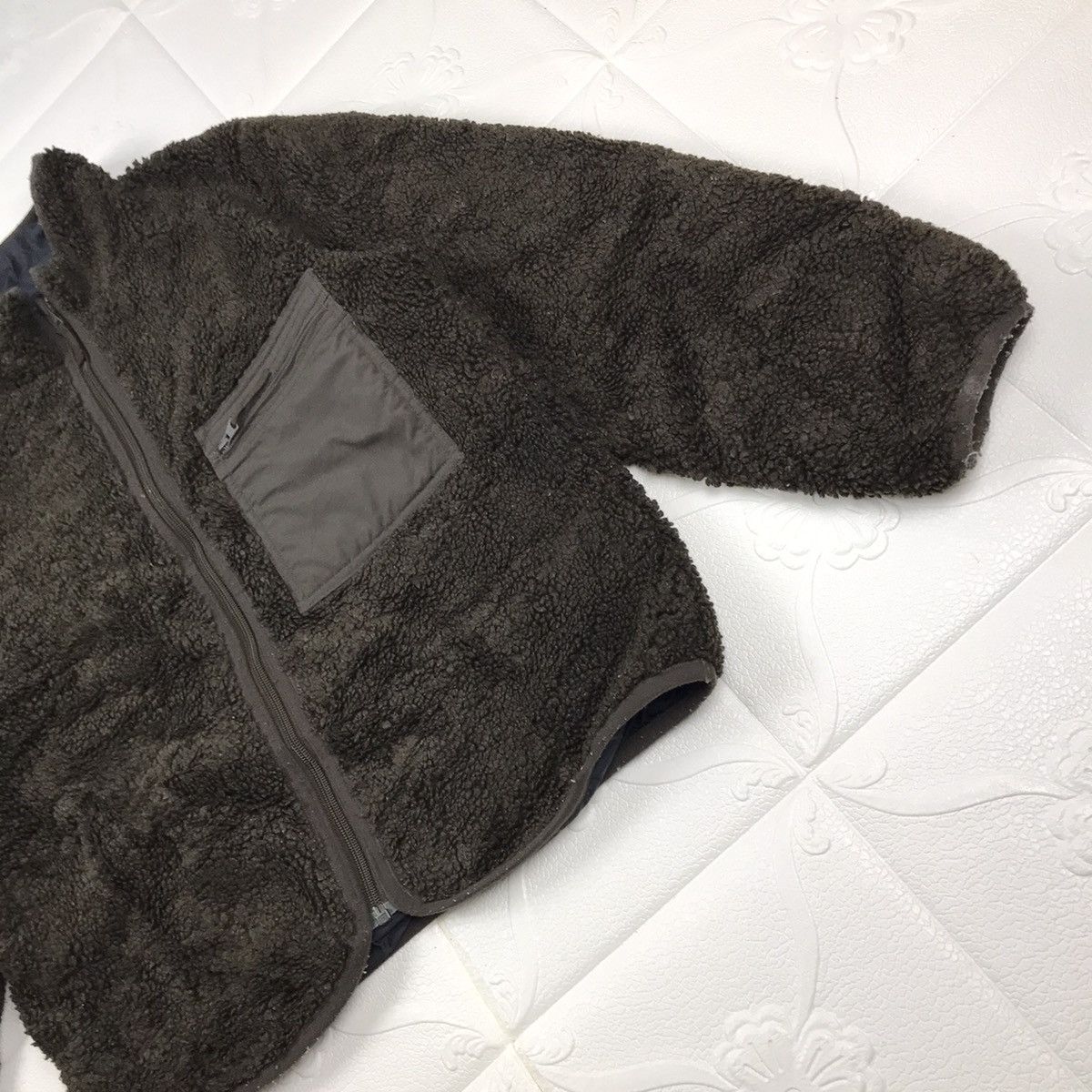 Designer × Japanese Brand × Uniqlo Vintage Uniqlo Single Pocket Sherpa Reversible Jacket Size US M / EU 48-50 / 2 - 4 Thumbnail