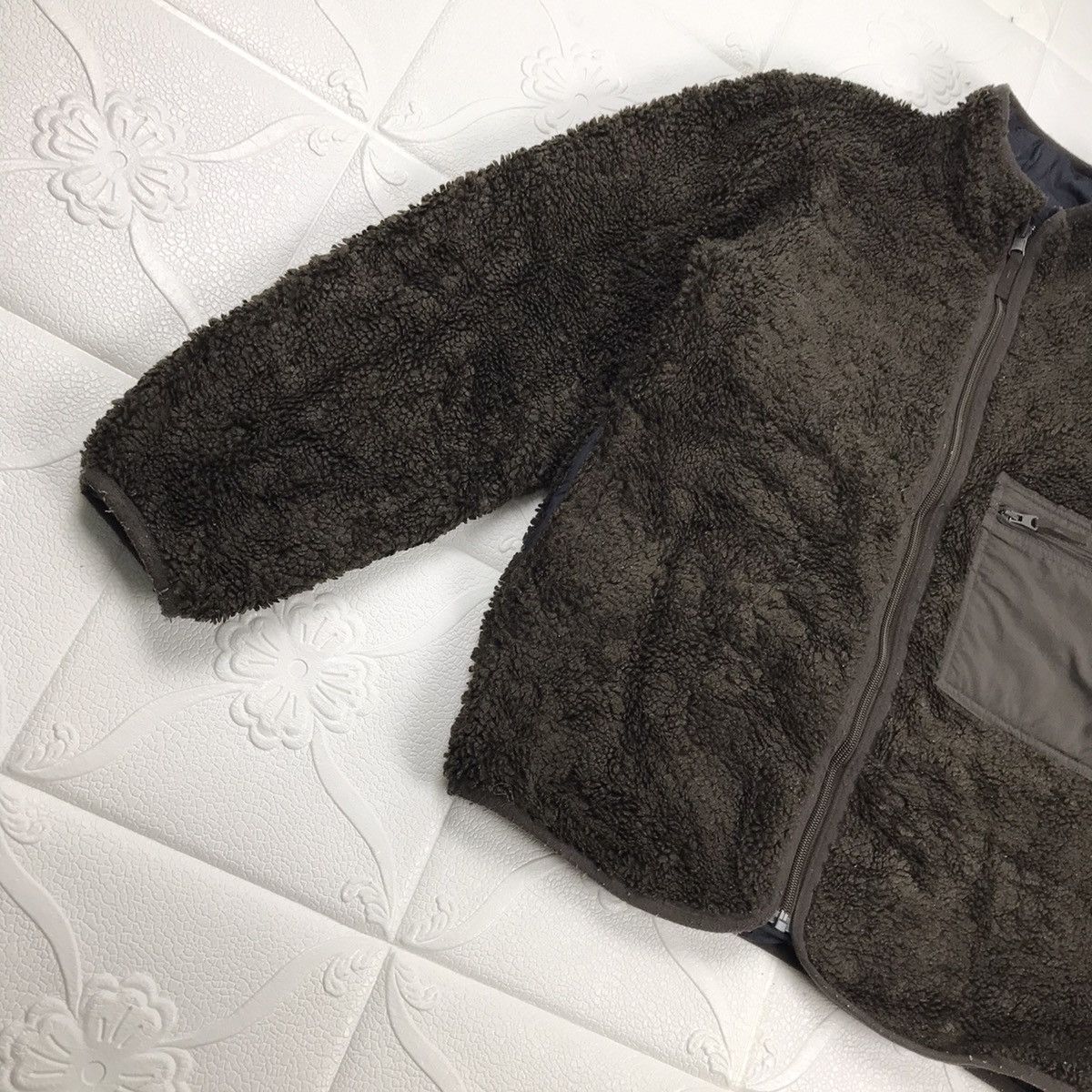 Designer × Japanese Brand × Uniqlo Vintage Uniqlo Single Pocket Sherpa Reversible Jacket Size US M / EU 48-50 / 2 - 3 Thumbnail