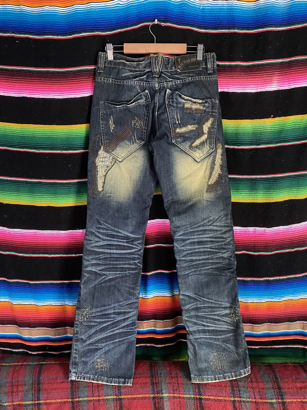 Designer × Japanese Brand Denim Style Boro Japan Vintage Size US 30 / EU 46 - 4 Thumbnail