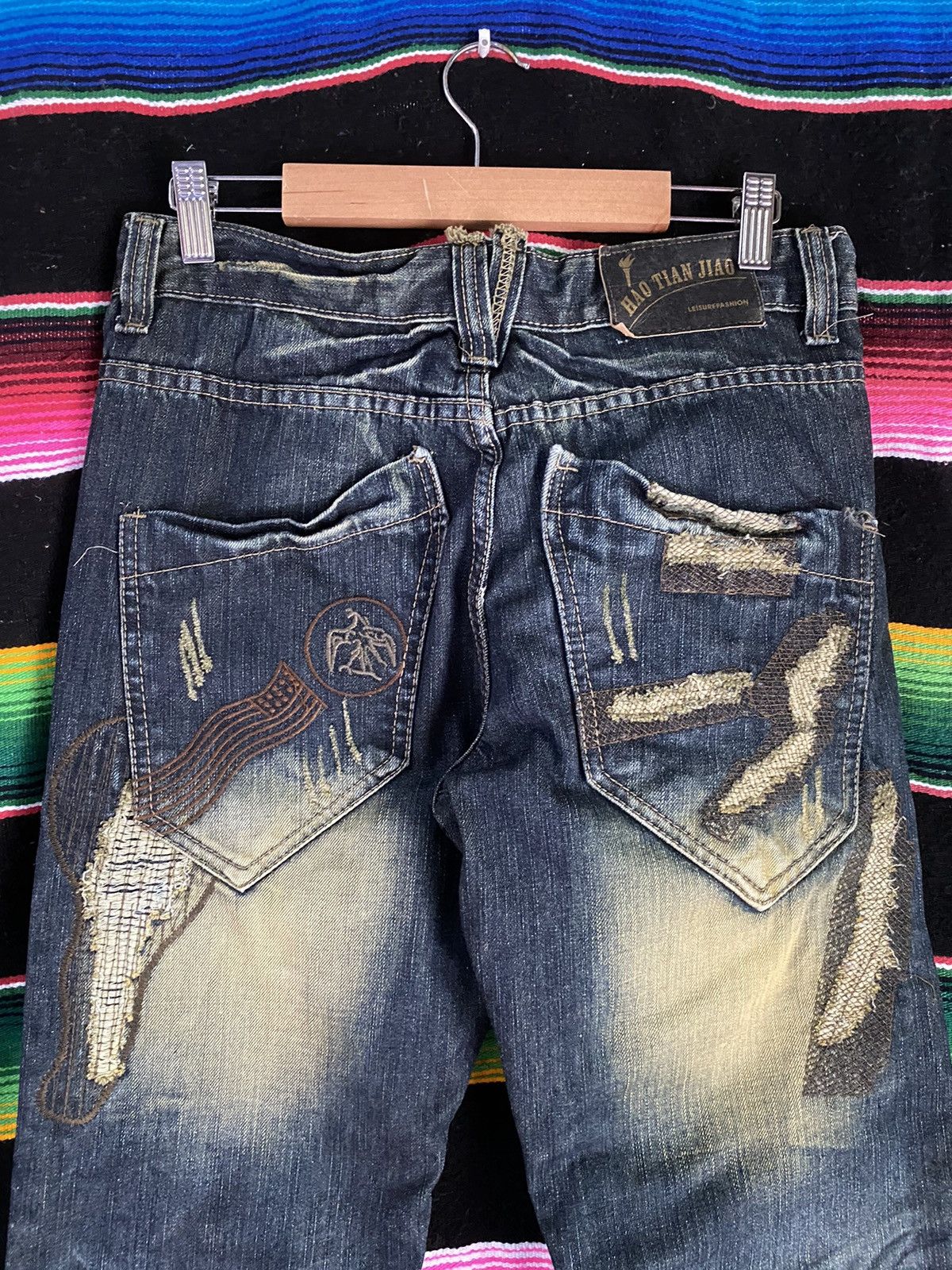 Designer × Japanese Brand Denim Style Boro Japan Vintage Size US 30 / EU 46 - 5 Thumbnail