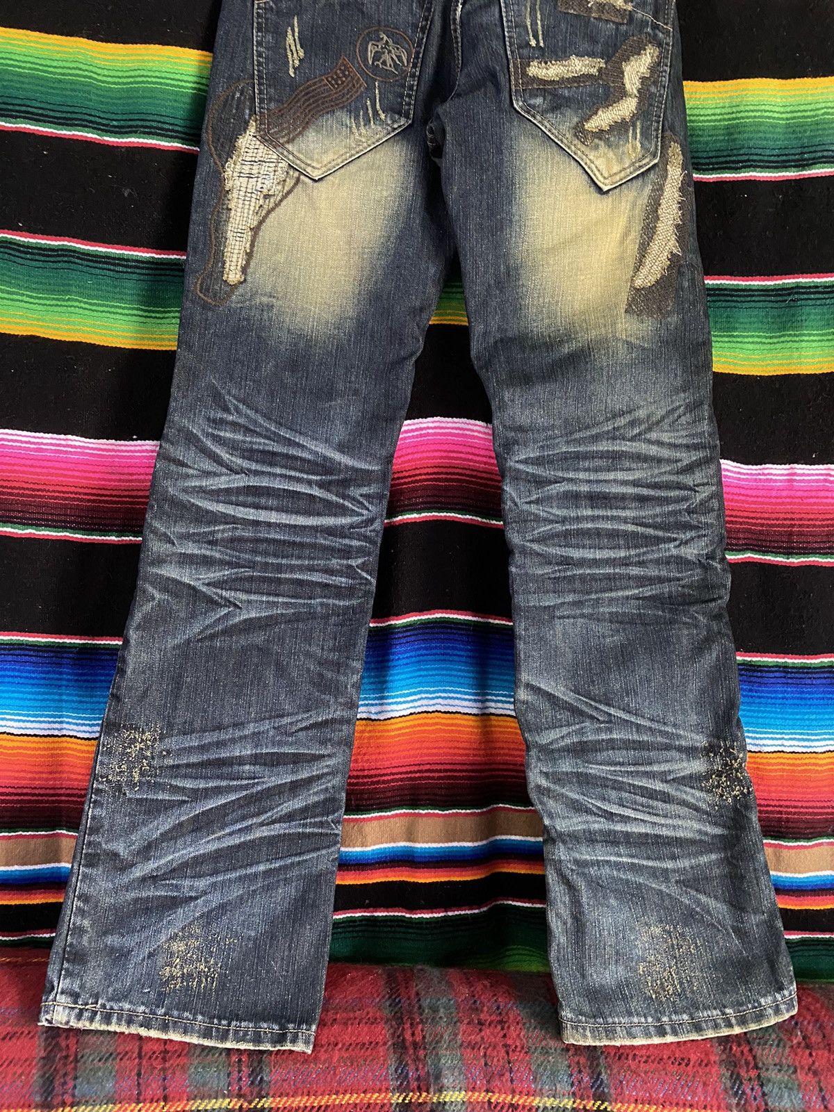 Designer × Japanese Brand Denim Style Boro Japan Vintage Size US 30 / EU 46 - 6 Thumbnail