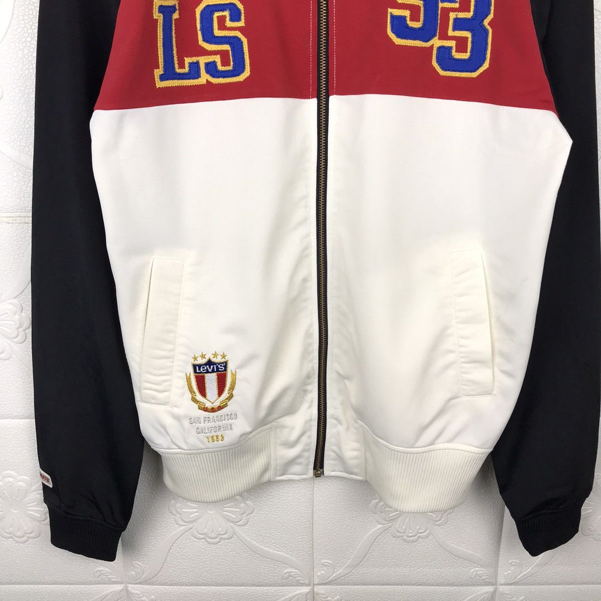 Levi's Vintage 90s Levis San Francisco California Track top Jacket Size US M / EU 48-50 / 2 - 3 Thumbnail