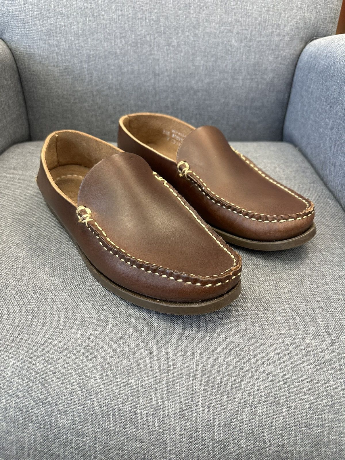 FINAL PRICE DROP Slip Moc in Brown Chromexcel
