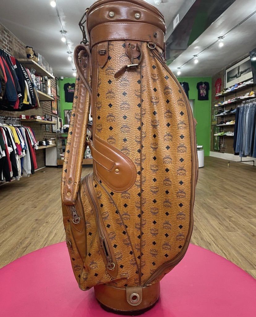 Mcm best sale golf bag