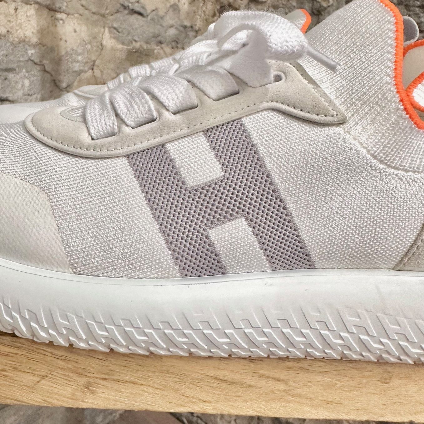 Hermes Hermès Crew White Socks Low-top Sneakers Size US 7.5 / EU 40-41 - 8 Thumbnail