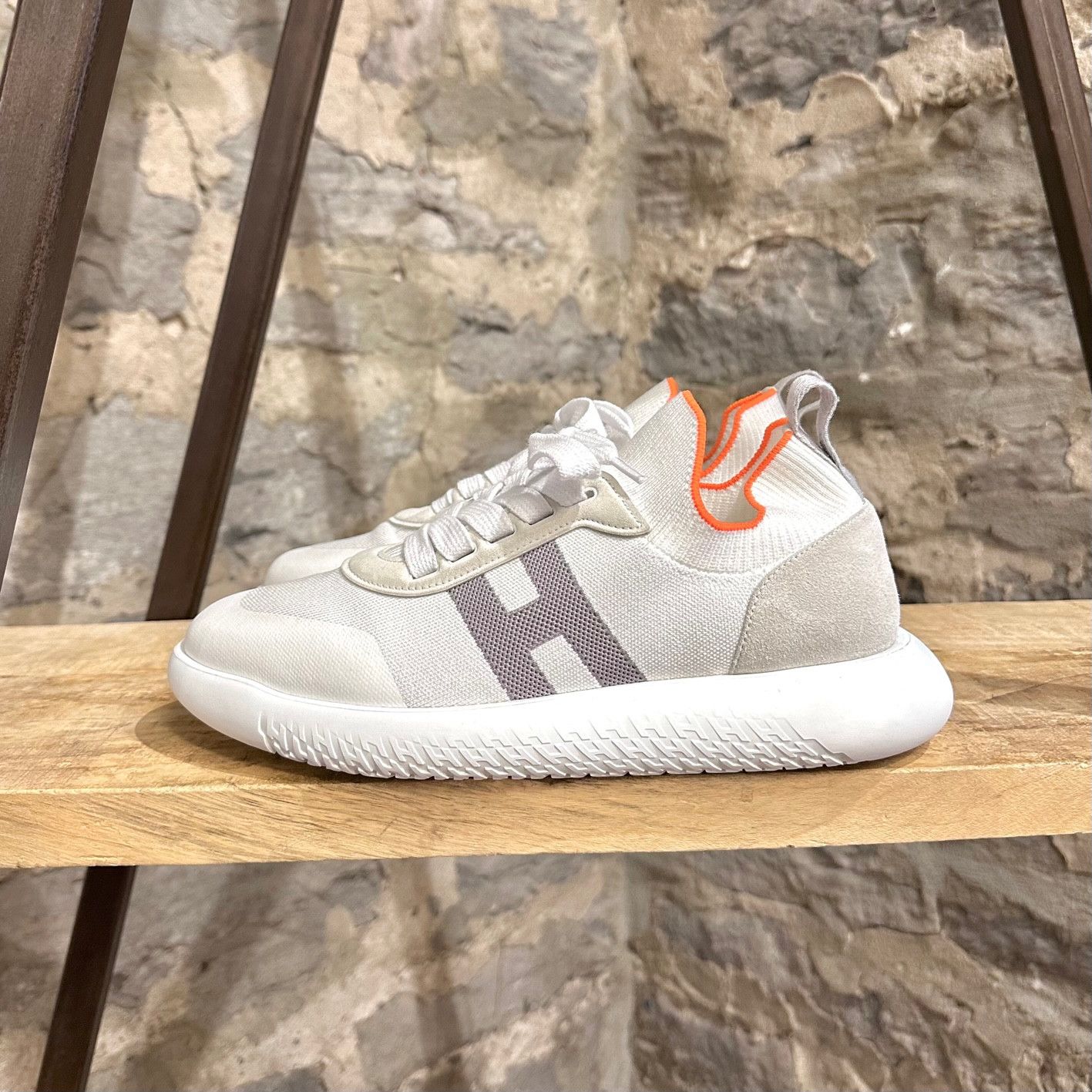 Hermes Hermès Crew White Socks Low-top Sneakers Size US 7.5 / EU 40-41 - 7 Thumbnail