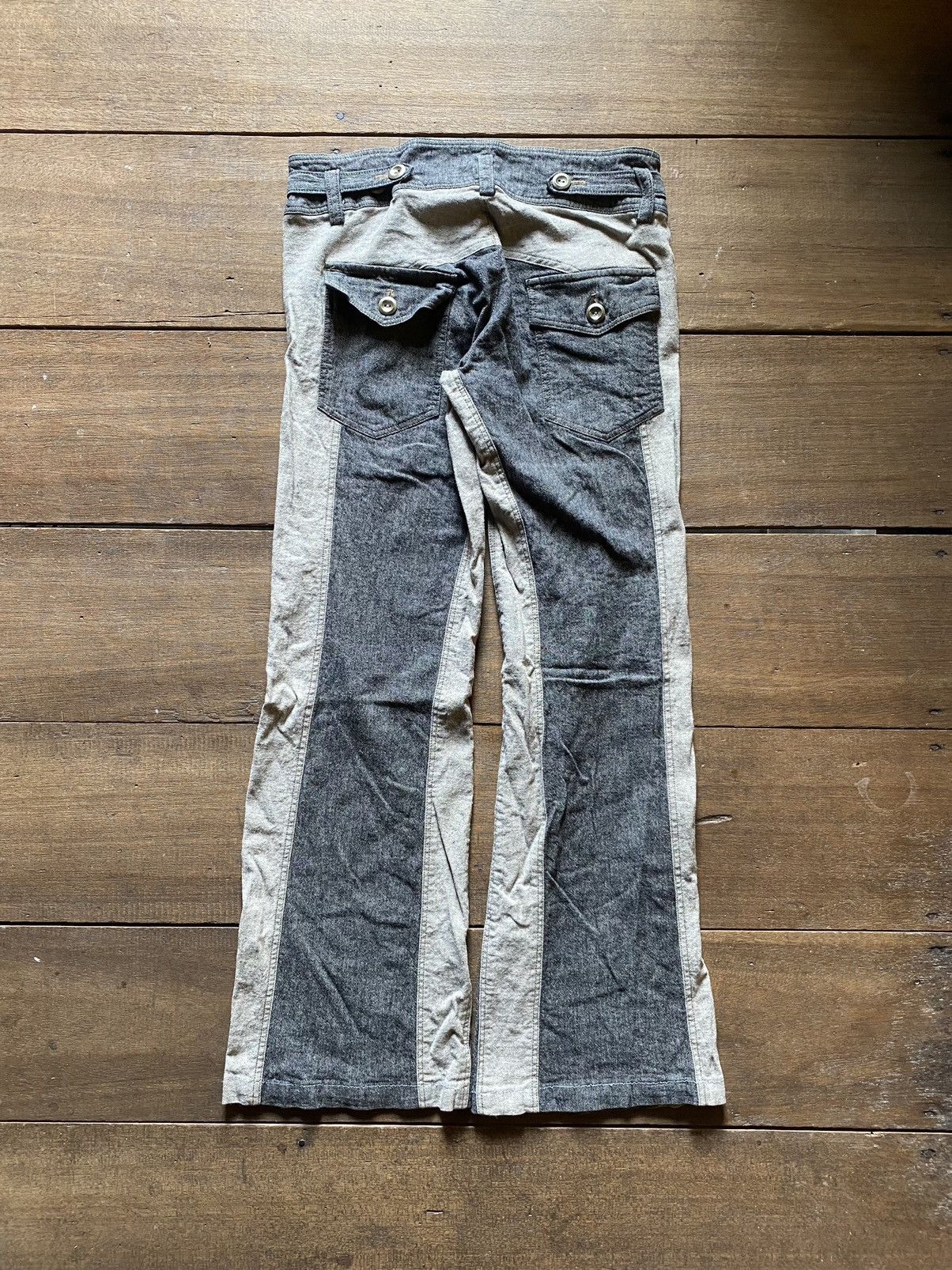 Designer × Japanese Brand BootCut Japan Brand Hybrid Flared Denim Size US 30 / EU 46 - 4 Thumbnail