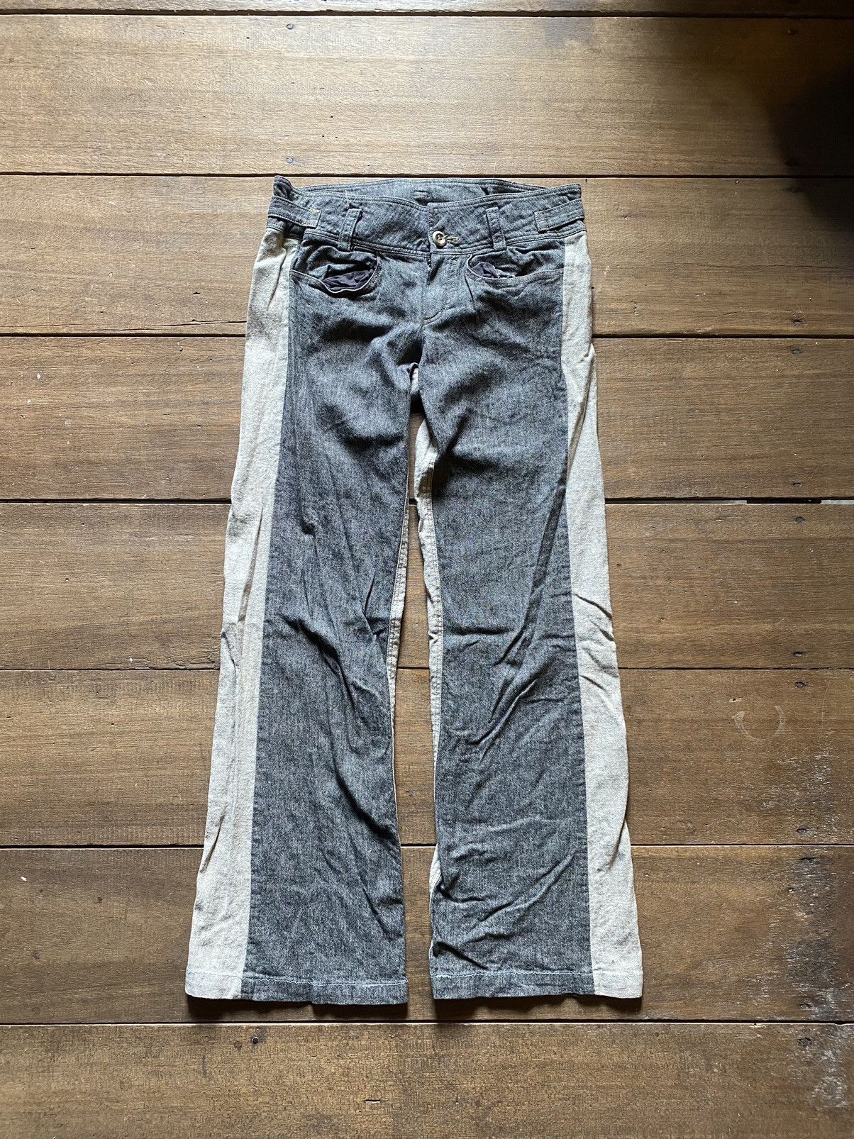 Designer × Japanese Brand BootCut Japan Brand Hybrid Flared Denim Size US 30 / EU 46 - 1 Thumbnail
