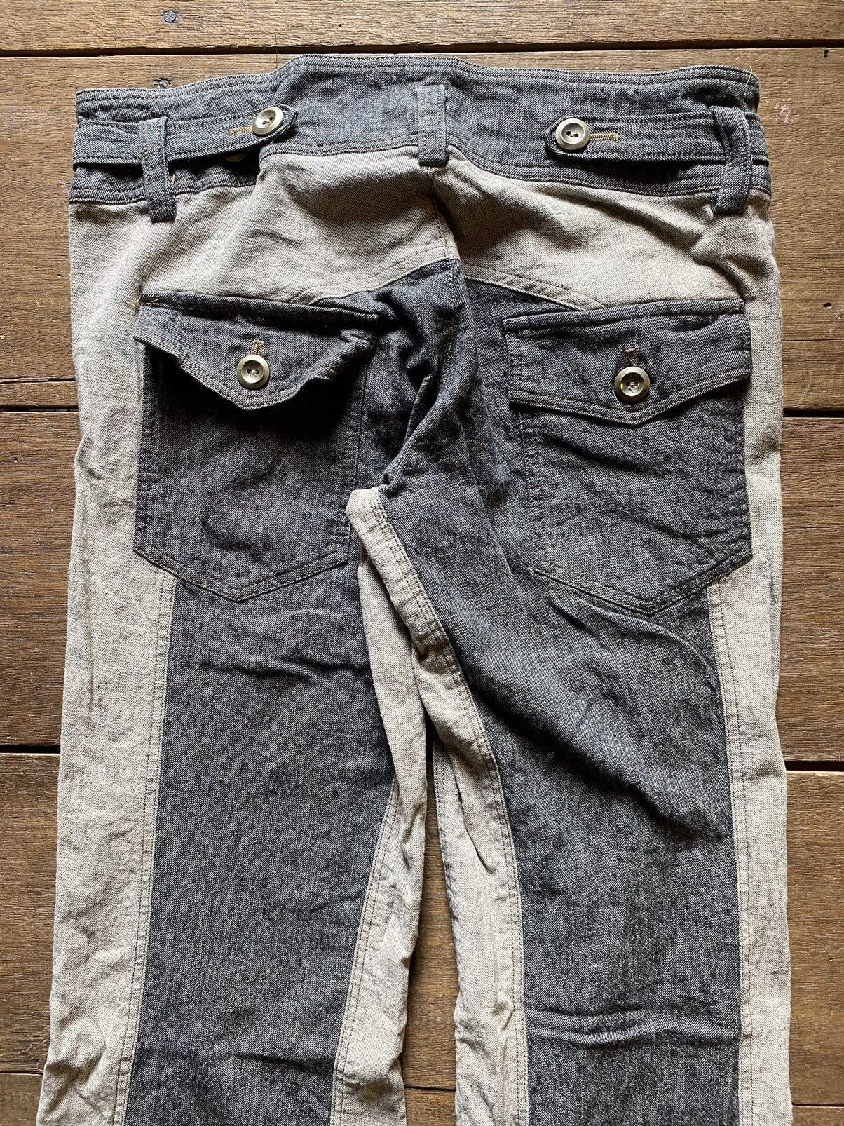 Designer × Japanese Brand BootCut Japan Brand Hybrid Flared Denim Size US 30 / EU 46 - 5 Thumbnail