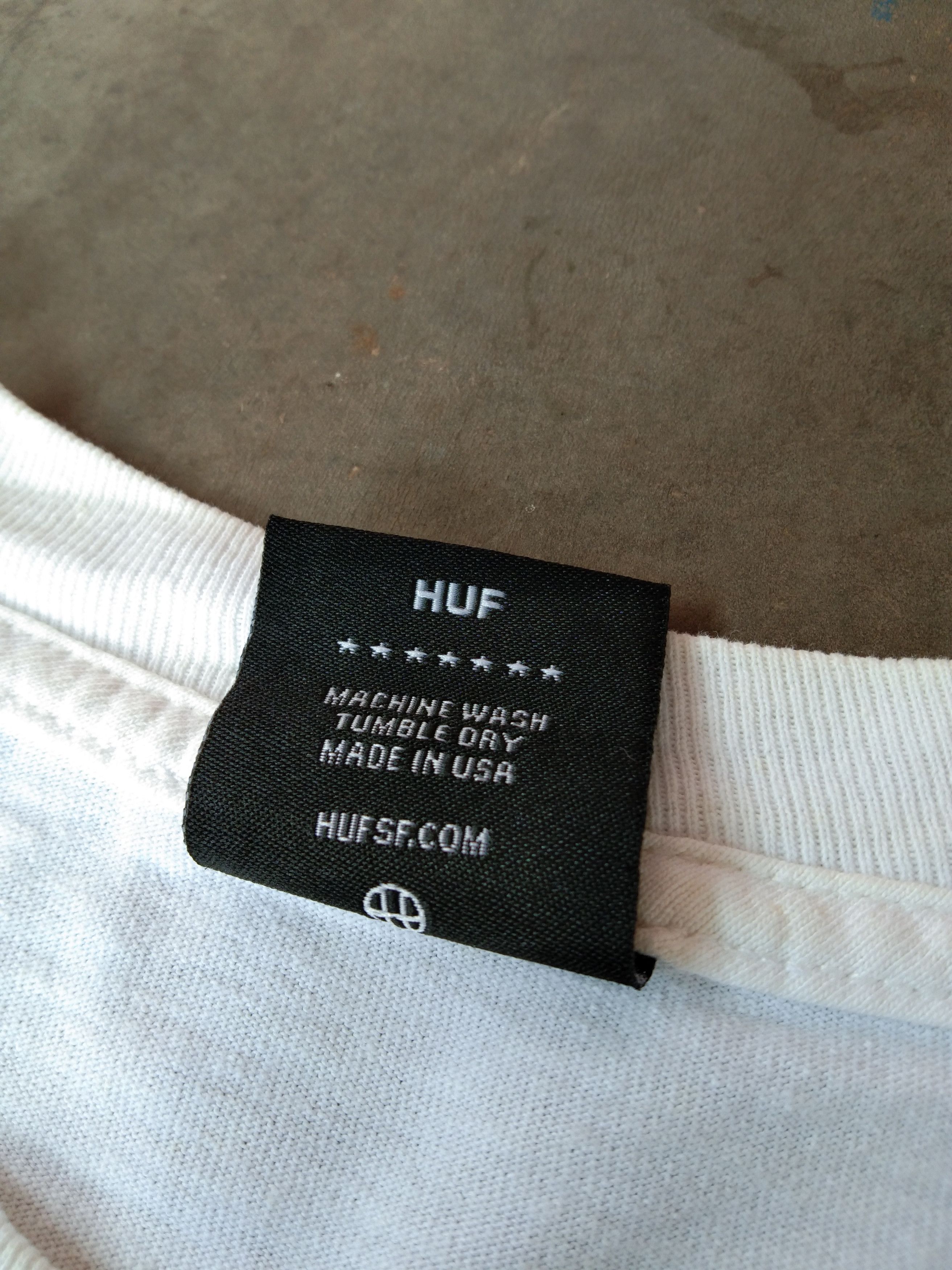 Huf × Vintage Huf Pocket Tee Logo Very Rare Made In USA Size US M / EU 48-50 / 2 - 4 Thumbnail