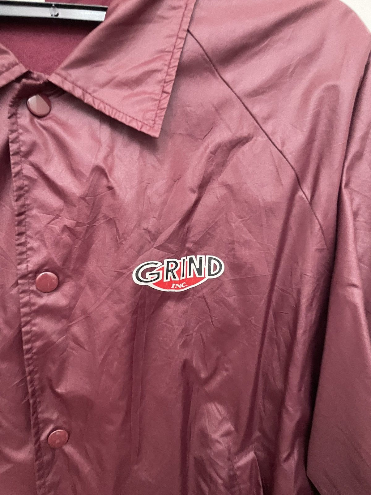 90sビンテージ　スケボーブランド　GRIND Inc コーチジャケット　L 1990s GRIND KING Coach Jacket Size L グラキンコーチジャケット 良い