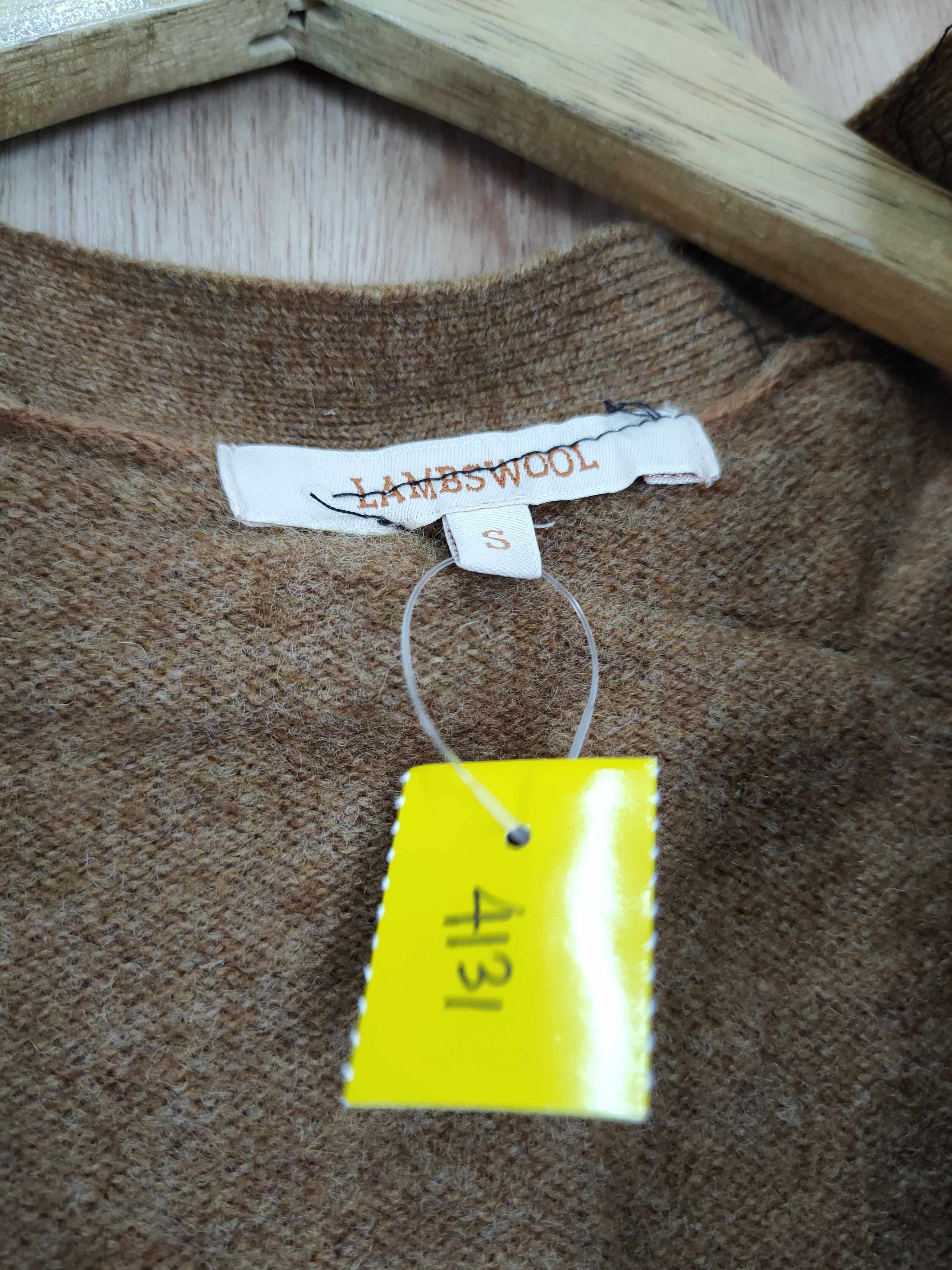 Aran Isles Knitwear × Vintage Lambswool Japan cardigan wool reworked custom knitwear #4131 Size S / US 4 / IT 40 - 4 Thumbnail