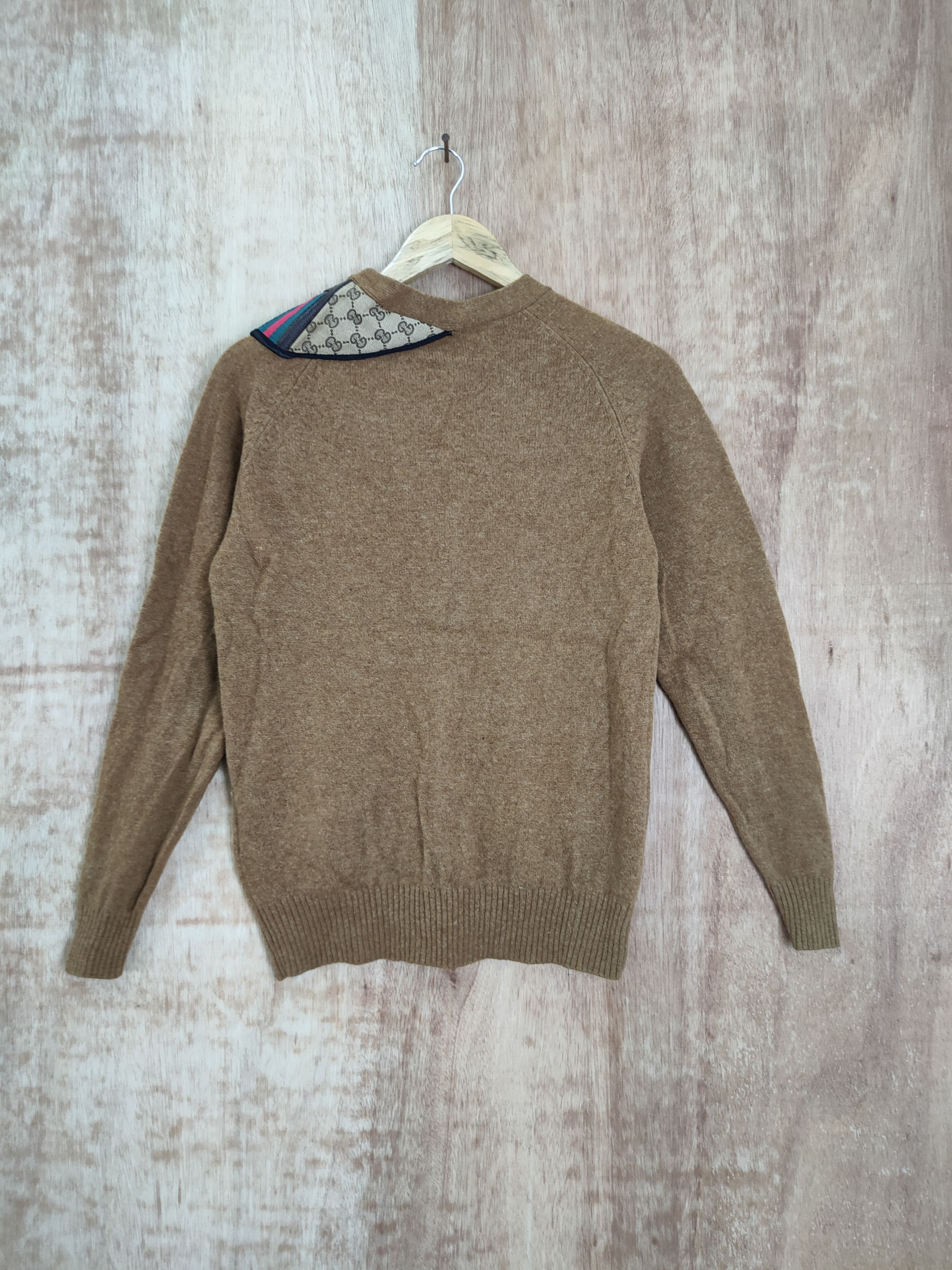 Aran Isles Knitwear × Vintage Lambswool Japan cardigan wool reworked custom knitwear #4131 Size S / US 4 / IT 40 - 6 Thumbnail