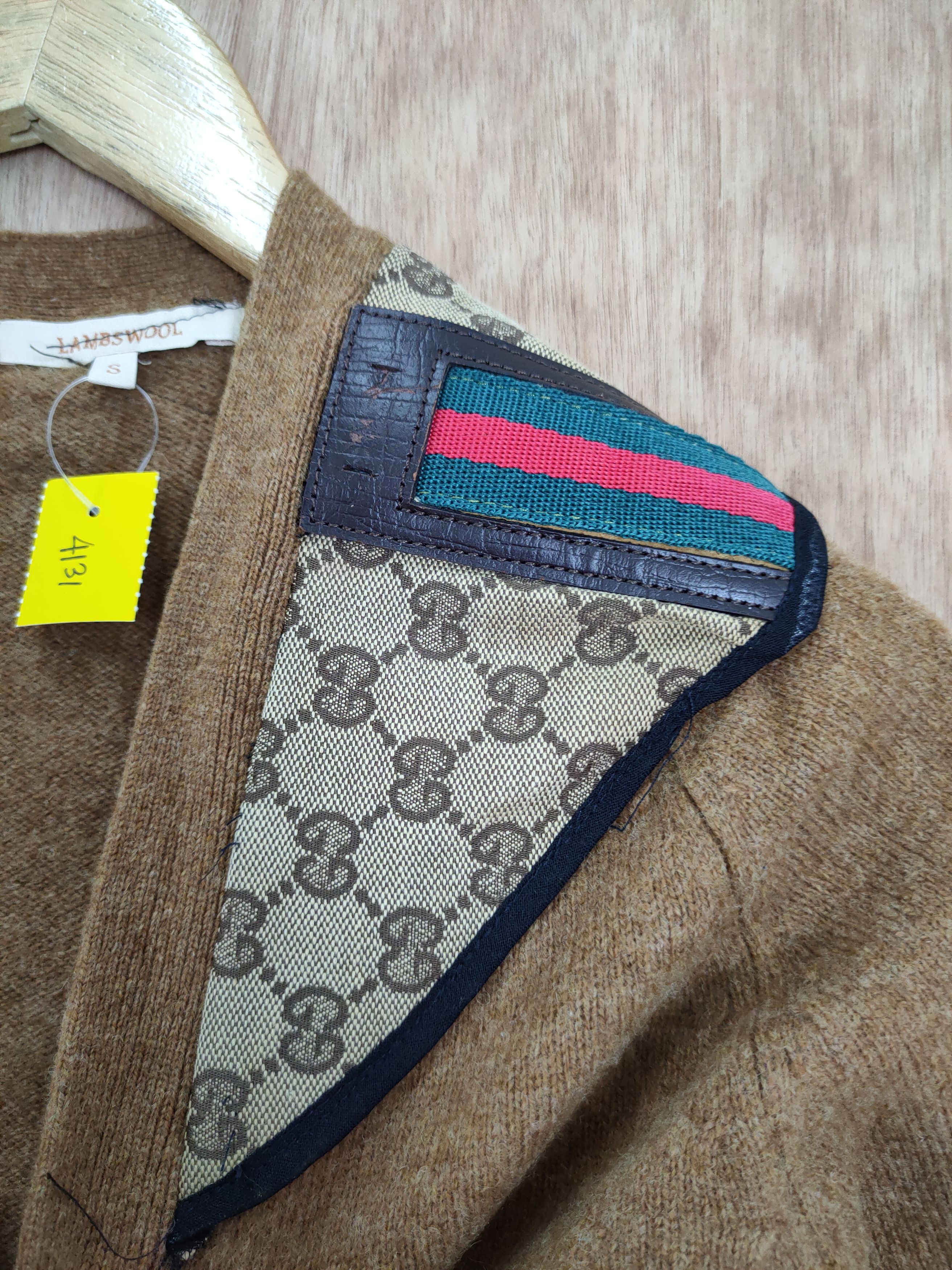 Aran Isles Knitwear × Vintage Lambswool Japan cardigan wool reworked custom knitwear #4131 Size S / US 4 / IT 40 - 5 Thumbnail