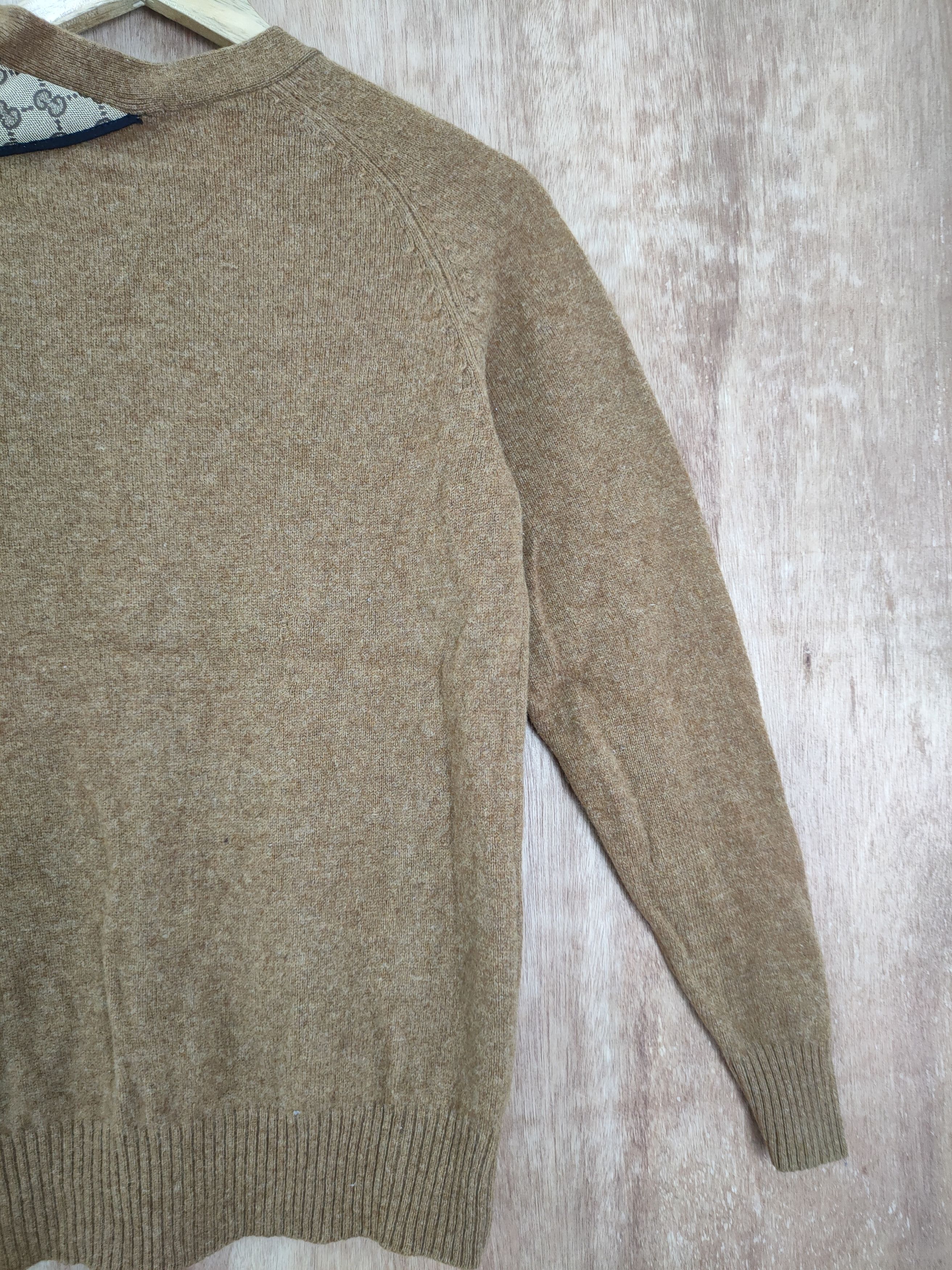 Aran Isles Knitwear × Vintage Lambswool Japan cardigan wool reworked custom knitwear #4131 Size S / US 4 / IT 40 - 8 Thumbnail