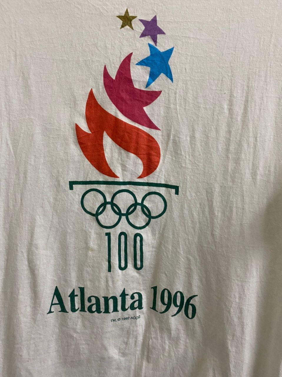 USA Olympics × Vintage VINTAGE 90’s OLYMPIC ATLANTA US 1996 copyright 1992 by Hanes Size US L / EU 52-54 / 3 - 2 Thumbnail