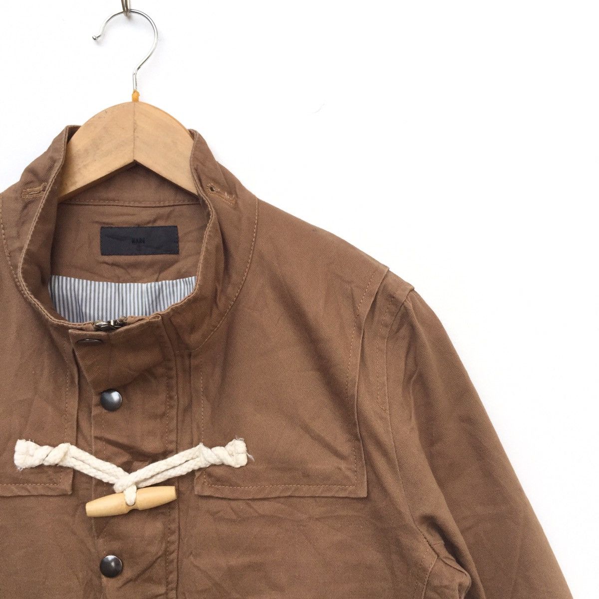 HARE Vintage 90s Hare Jacket | Stripes Design Multicolour Zipper Size US XS / EU 42 / 0 - 2 Thumbnail