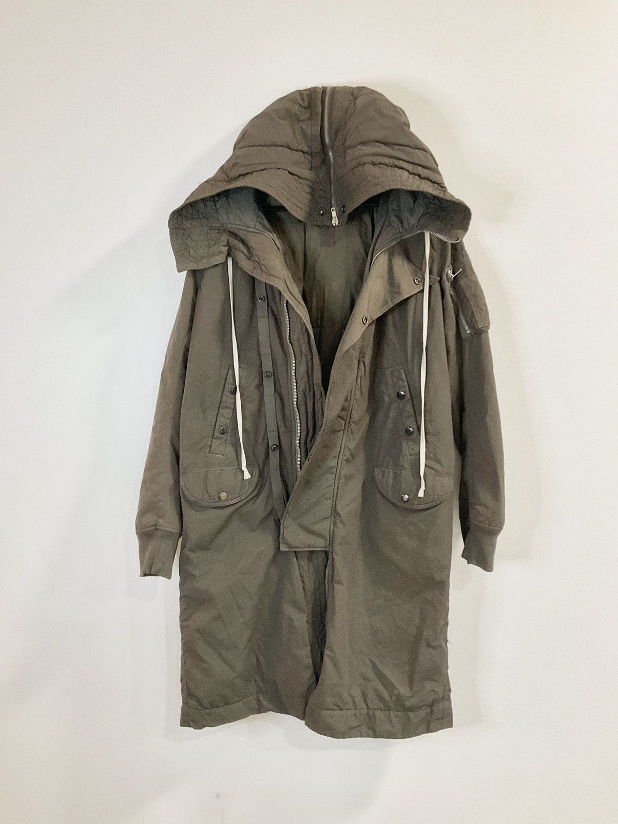Pre-owned Rick Owens Padded Exploder Parka