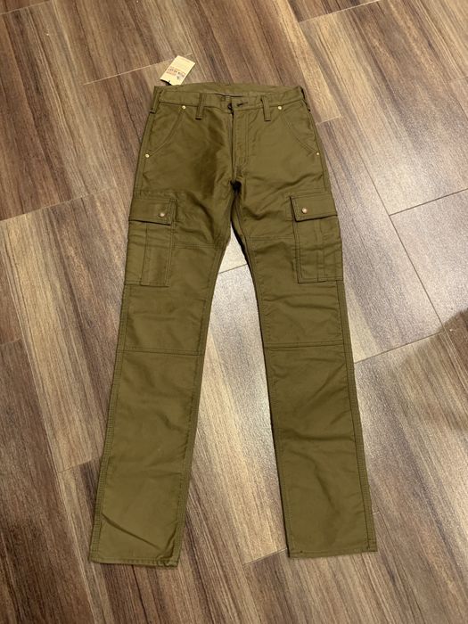 Iron Heart 11oz Cotton Whipcord Cargo Pants - Olive IHDR-502-OLV | Grailed