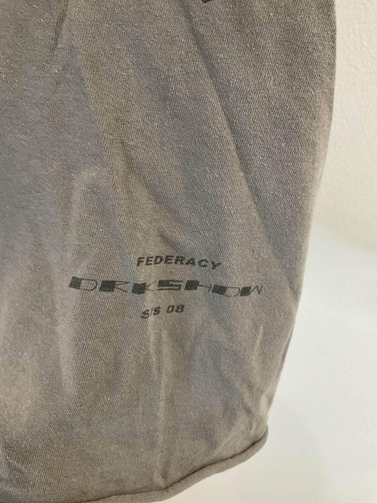 Rick Owens FEDERACY T Shirt S/S 08 Size US XS / EU 42 / 0 - 4 Thumbnail