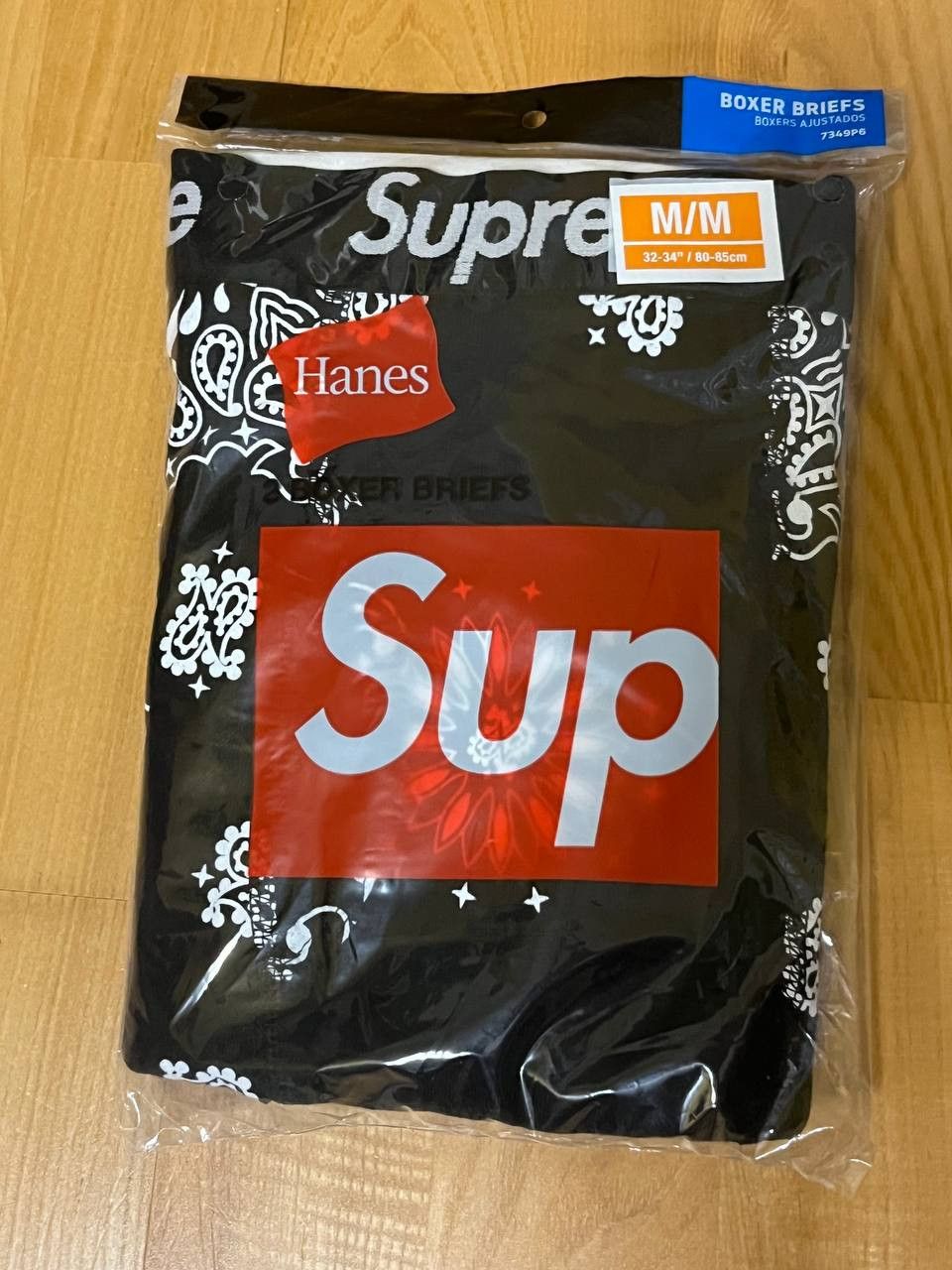 Supreme Supreme Hanes Bandana Boxer Briefs (2 Pack) - Black | Grailed