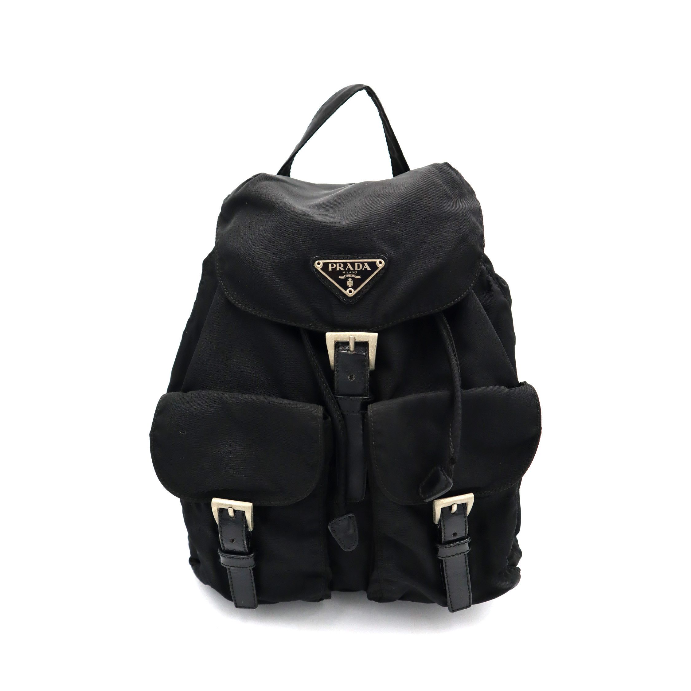 Prada Vintage Prada Backpack Nylon Black Grailed