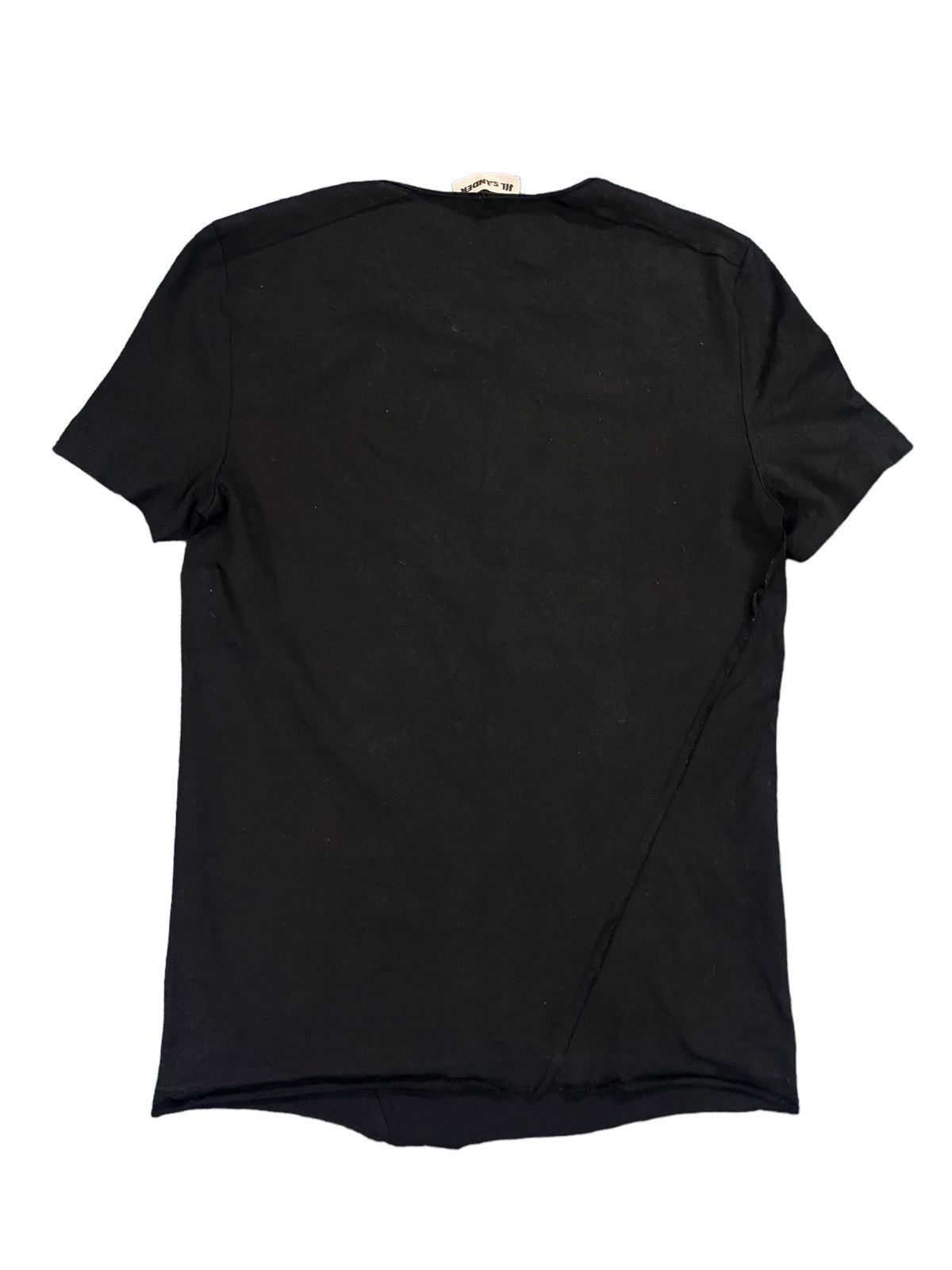 Jil Sander Vintage 90s Jil Sander Black Stratch Body Fit Top Size XS / US 0-2 / IT 36-38 - 5 Thumbnail