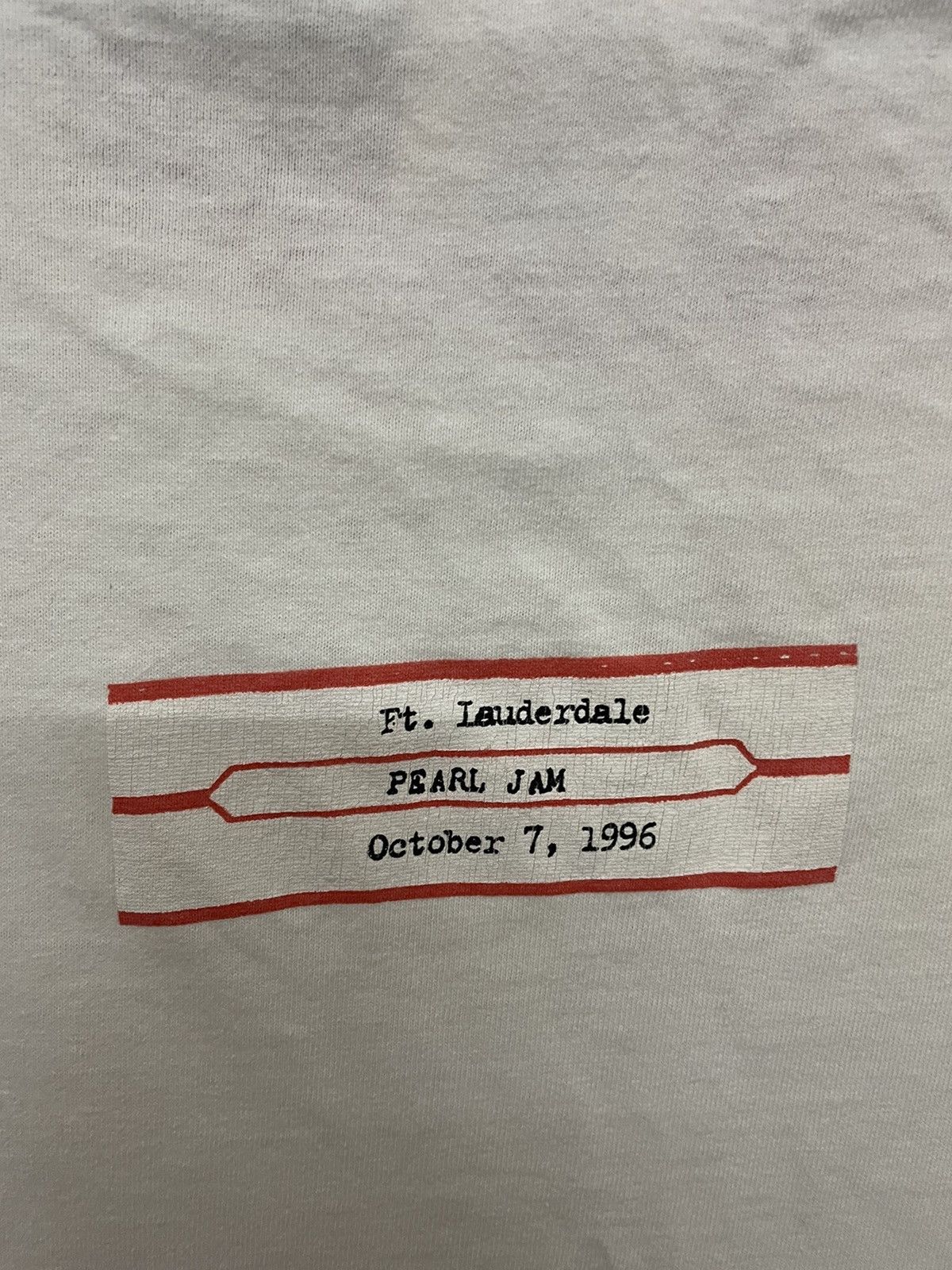 Band Tees × Vintage Vintage Pearl Jam Ames Bros Tee Shirt Size US XL / EU 56 / 4 - 7 Thumbnail