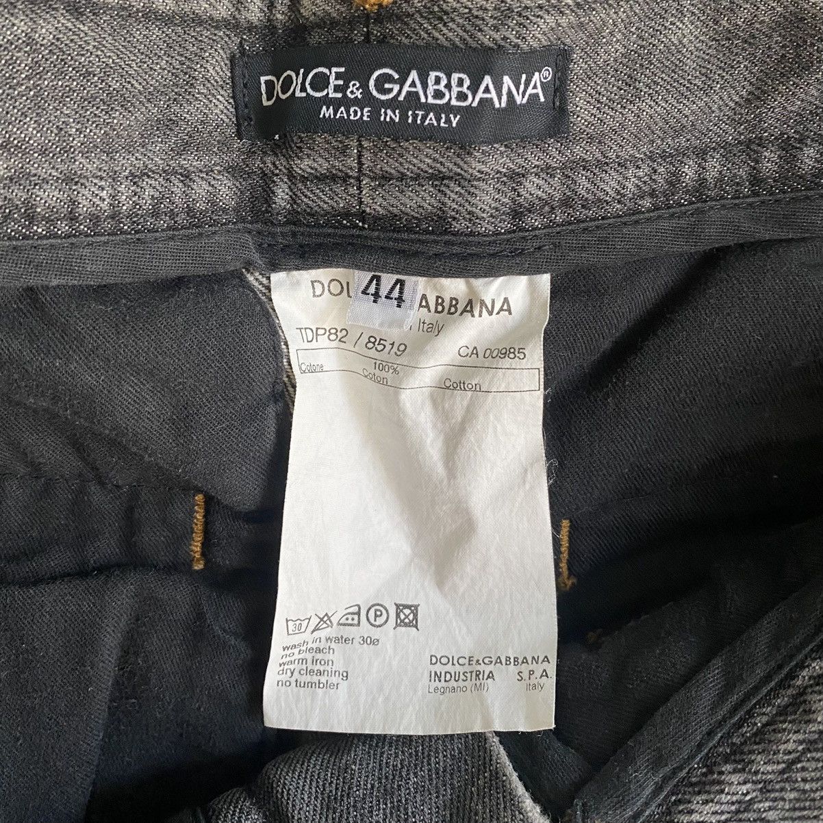 Dolce & Gabbana Runway AW03 Bondage Bike Jeans Size US 31 - 4 Thumbnail