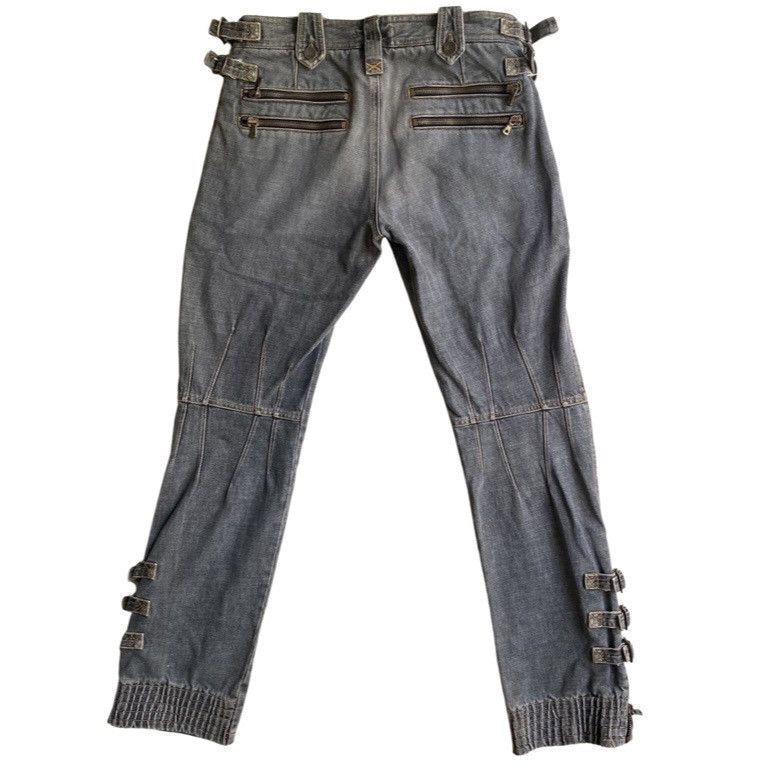 Dolce & Gabbana Runway AW03 Bondage Bike Jeans Size US 31 - 3 Thumbnail
