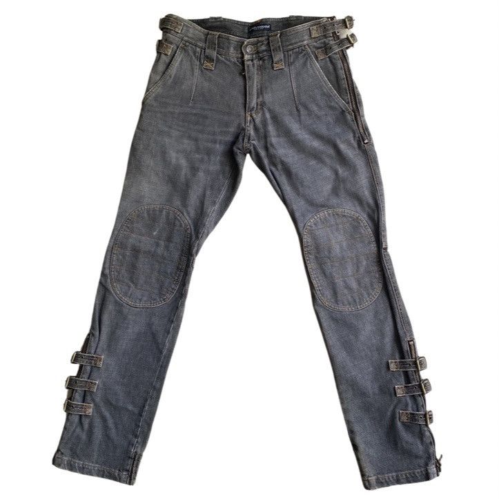 Dolce & Gabbana Runway AW03 Bondage Bike Jeans Size US 31 - 2 Thumbnail