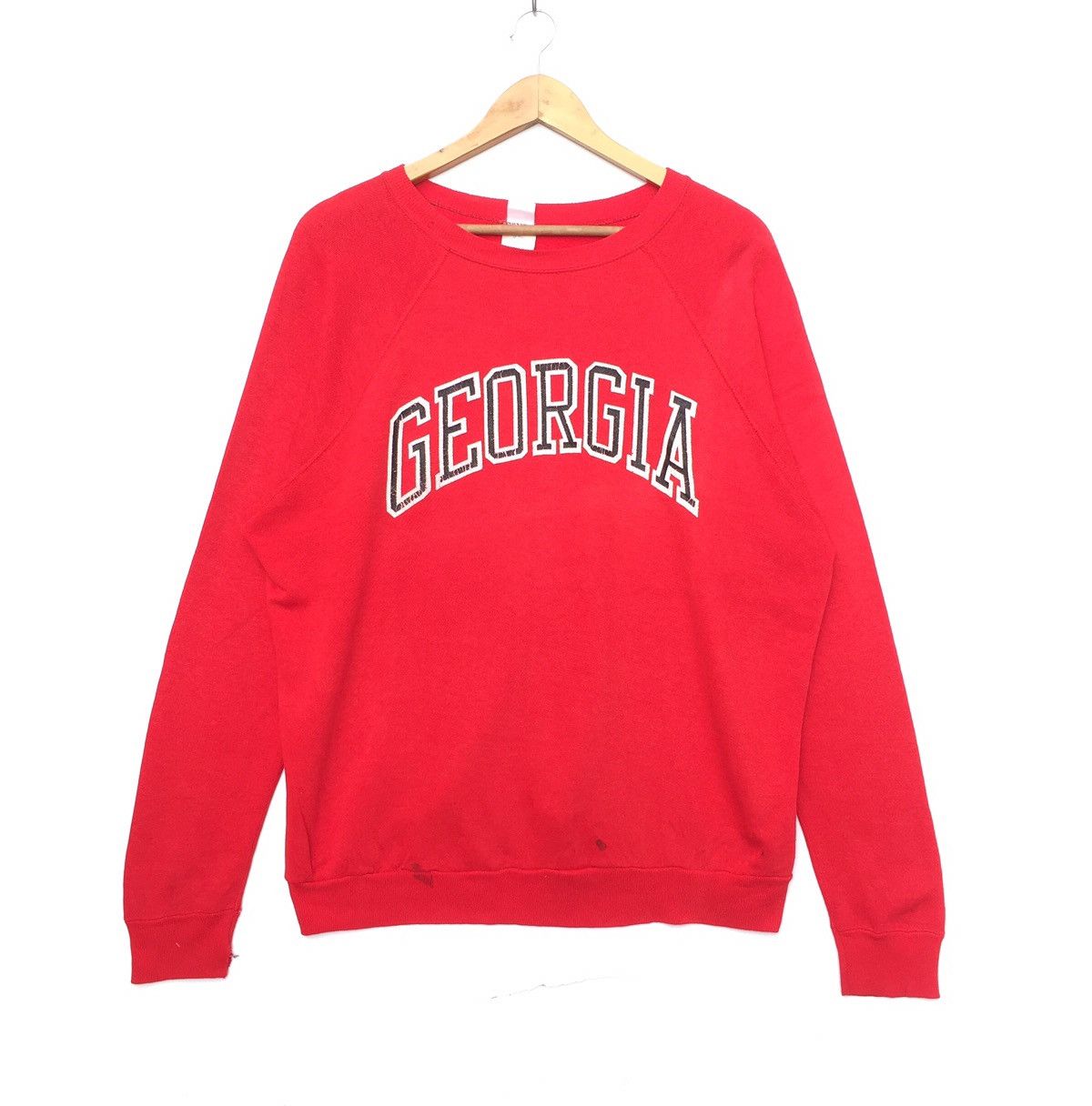 Japanese Brand Vintage 90s Georgia Spell Out Big Logo Sweatshirt | M | Size US M / EU 48-50 / 2 - 1 Thumbnail